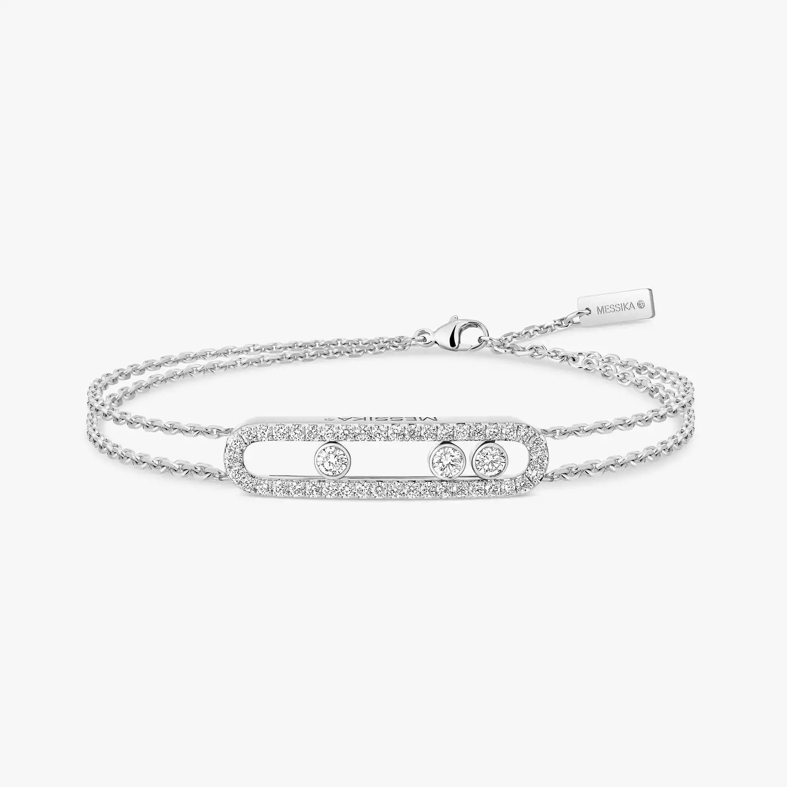Move Classique Pavé White Gold For Her Diamond Bracelet 03995-WG