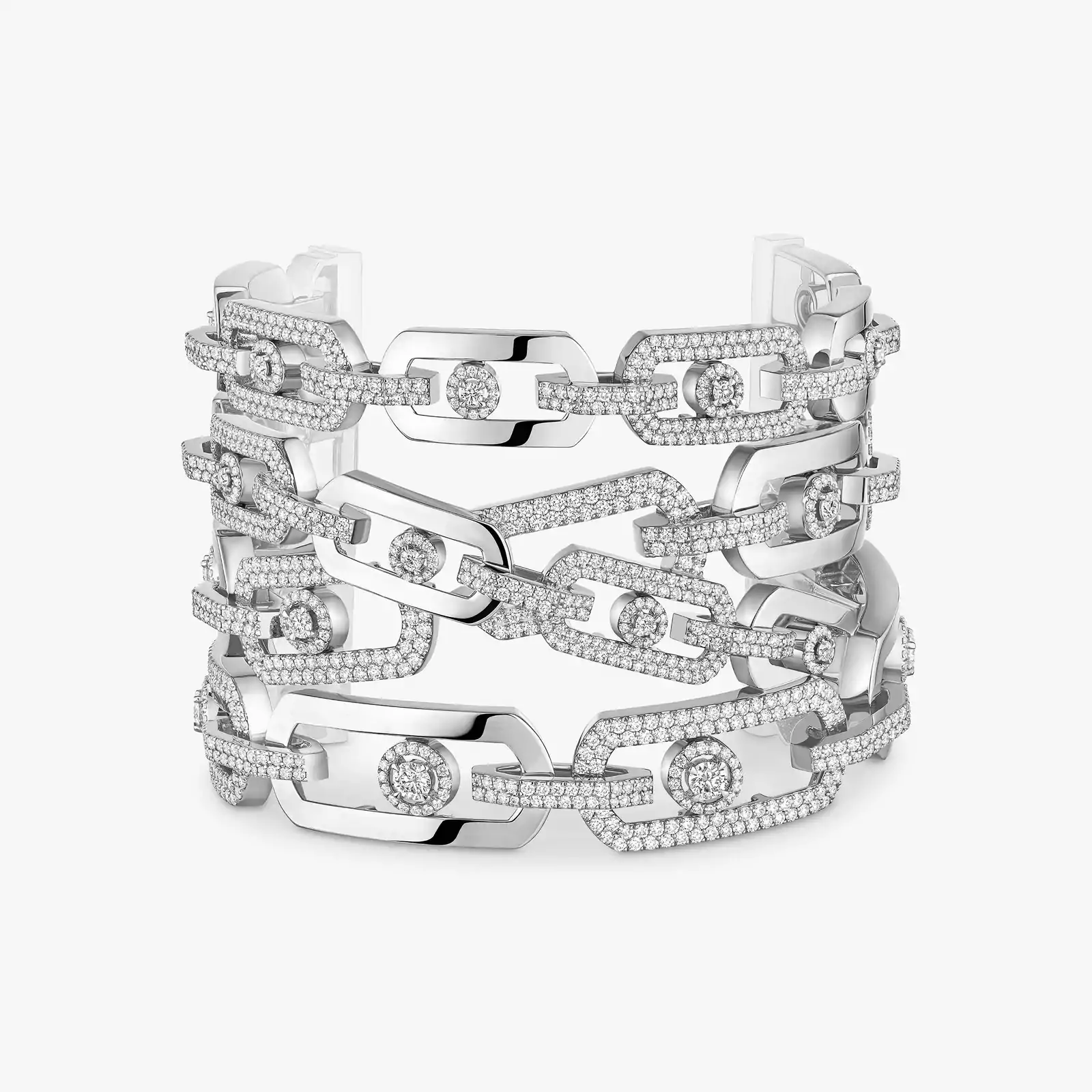 So Move Cuff White Gold For Her Diamond Bracelet 14479-WG