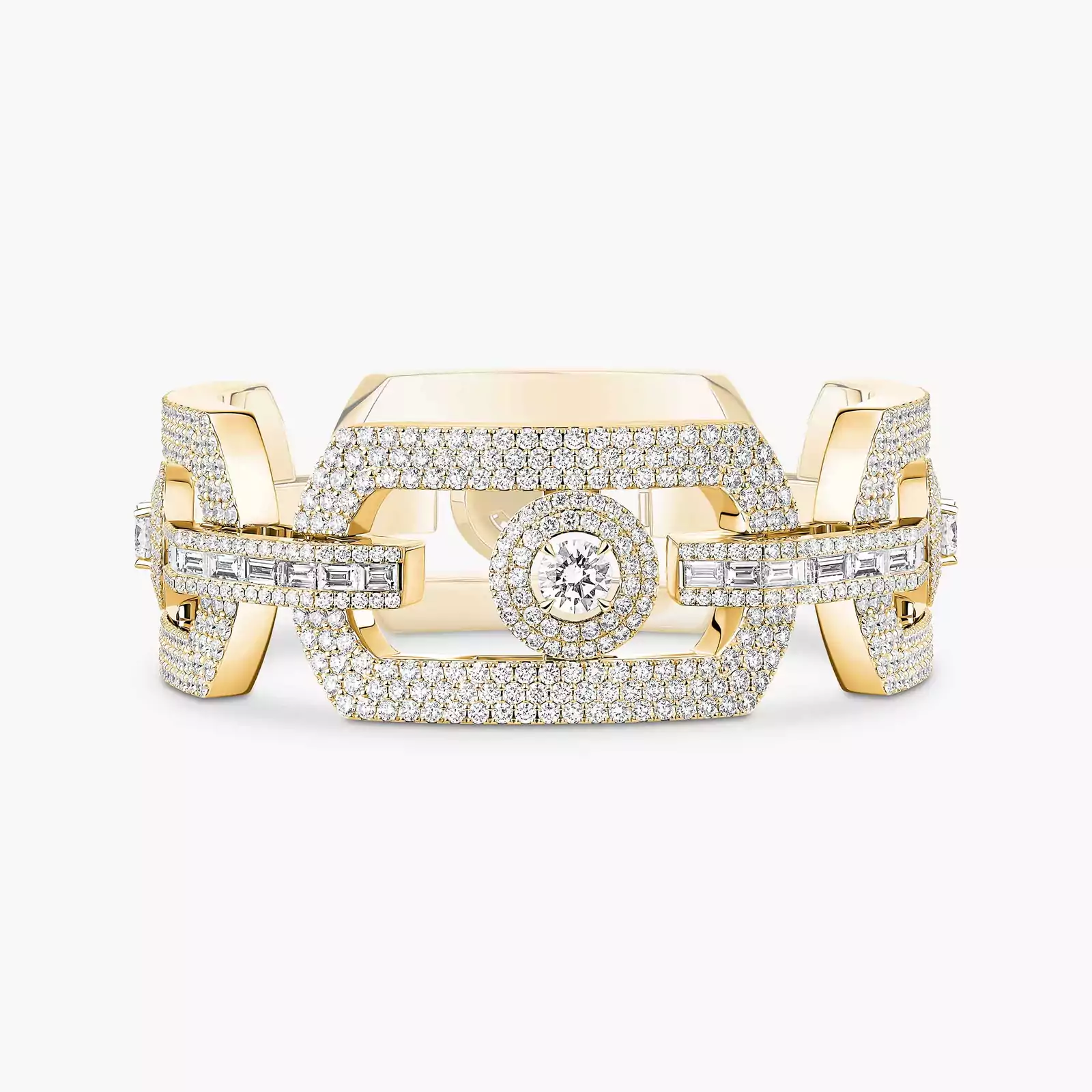 Bracelet Femme Or Jaune Diamant So Move Max Pavé 14302-YG