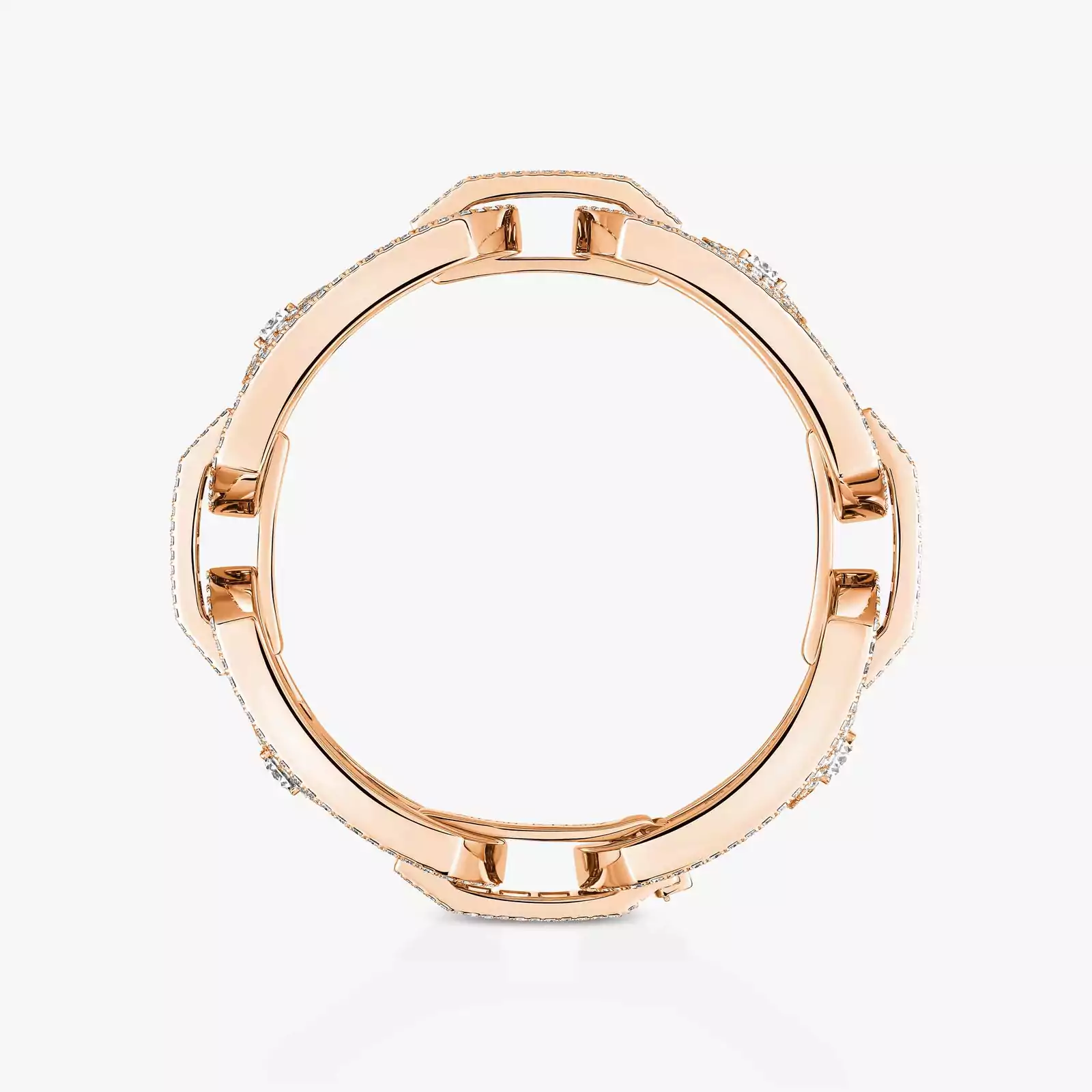 Bracelet Femme Or Rose Diamant So Move Max Pavé 14302-PG