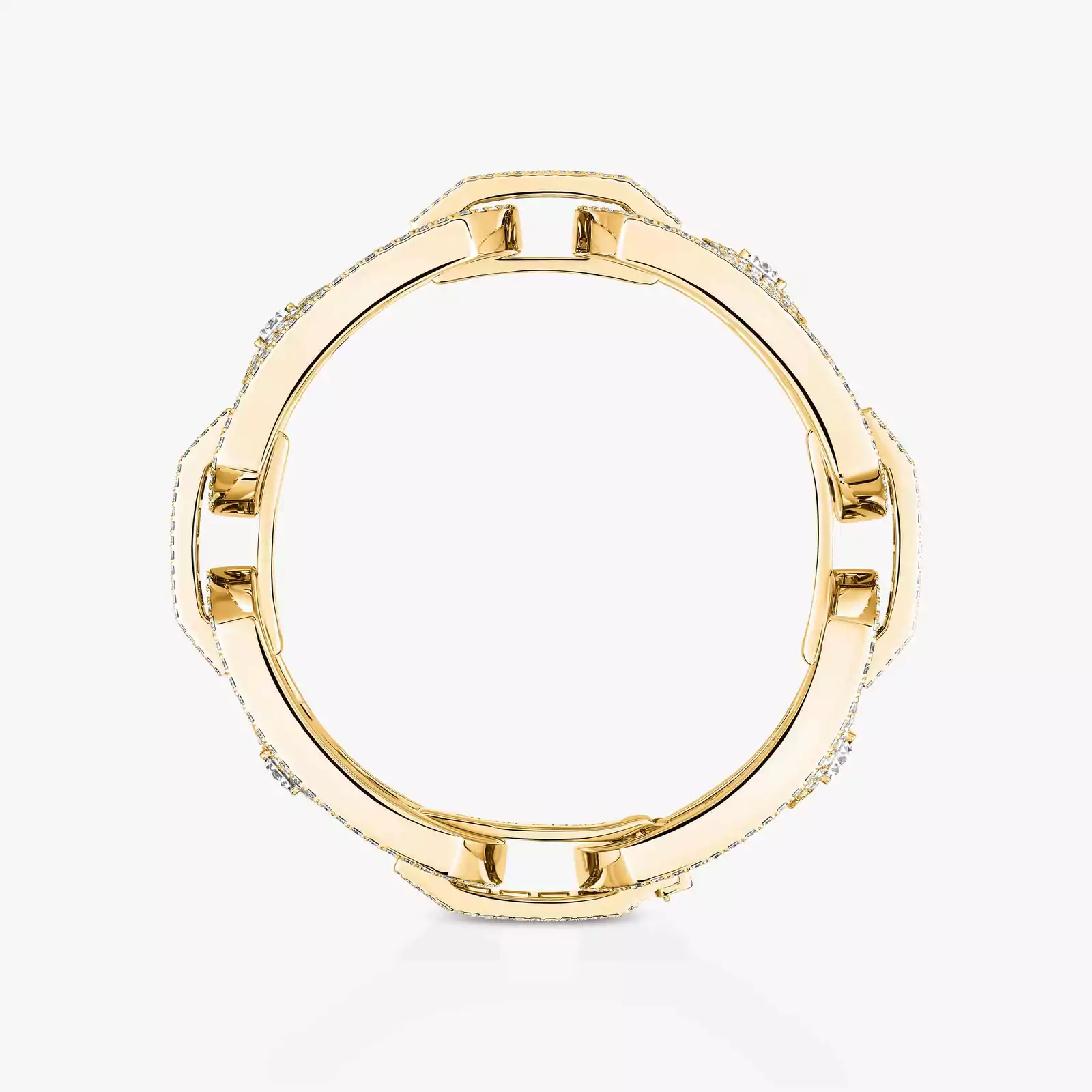 Bracelet Femme Or Jaune Diamant So Move Max Pavé 14302-YG