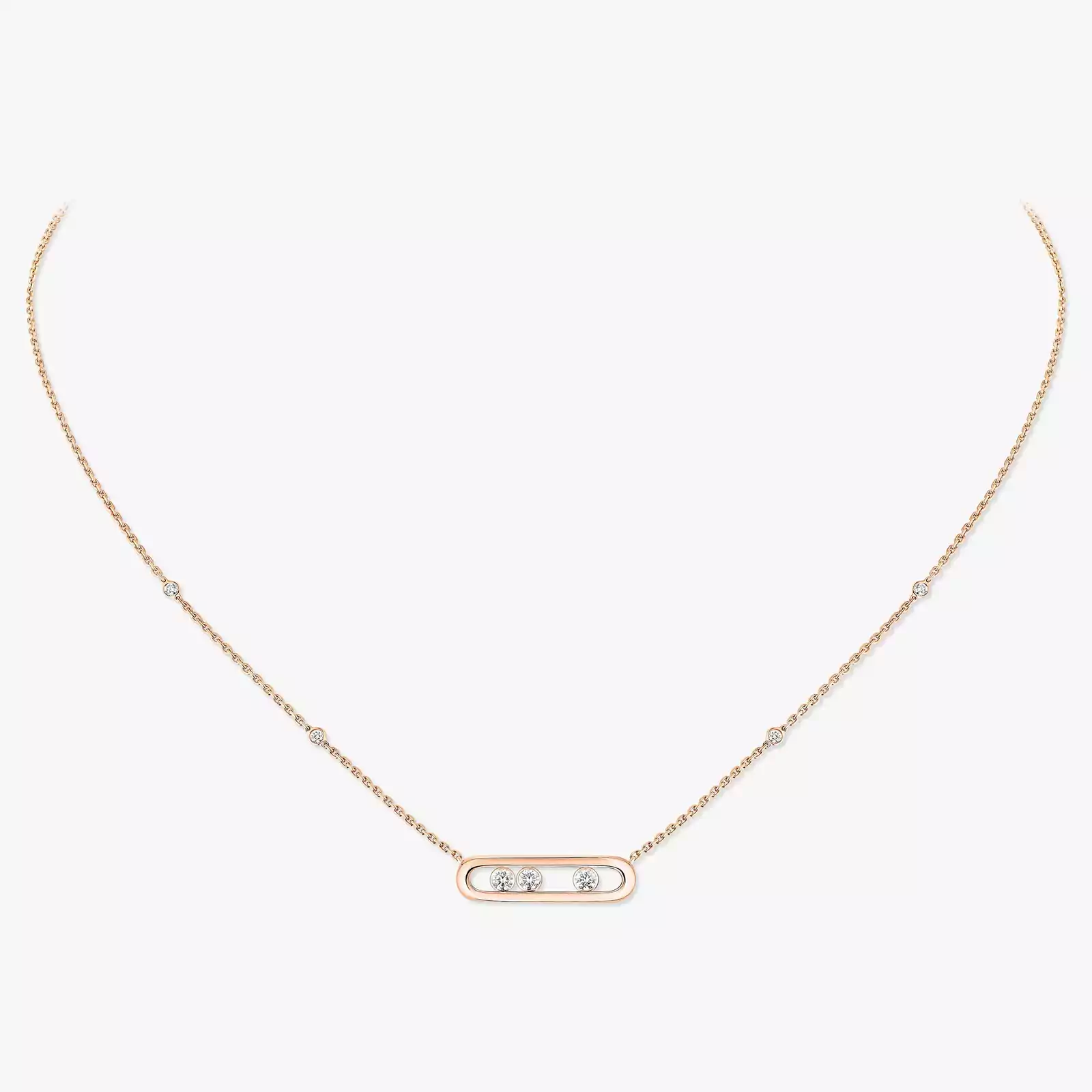 Baby Move Pink Gold Diamond For Her Necklace 04323-PG