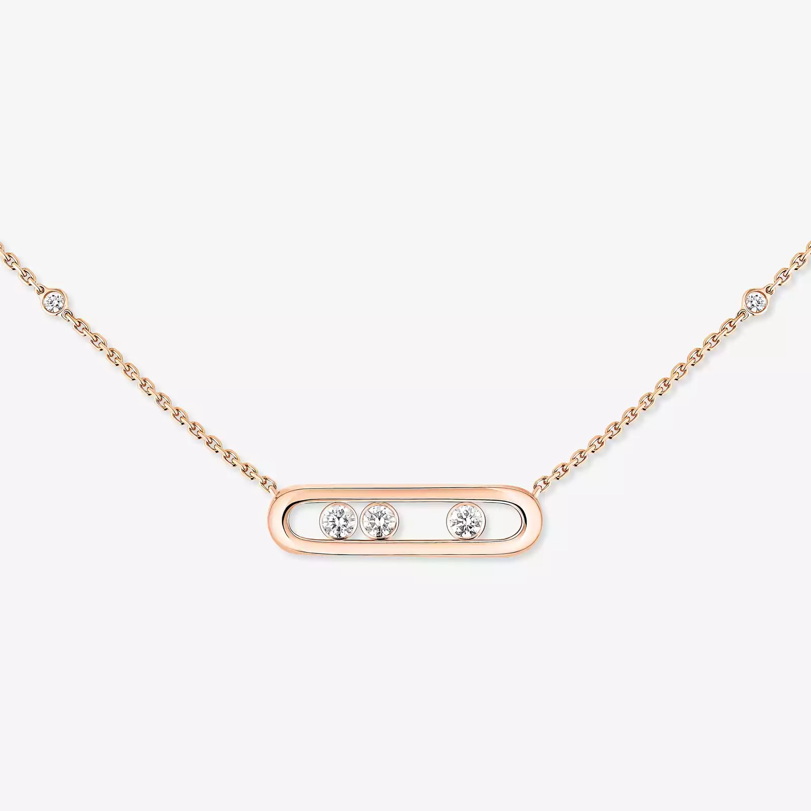 Baby Move Pink Gold Diamond For Her Necklace 04323-PG
