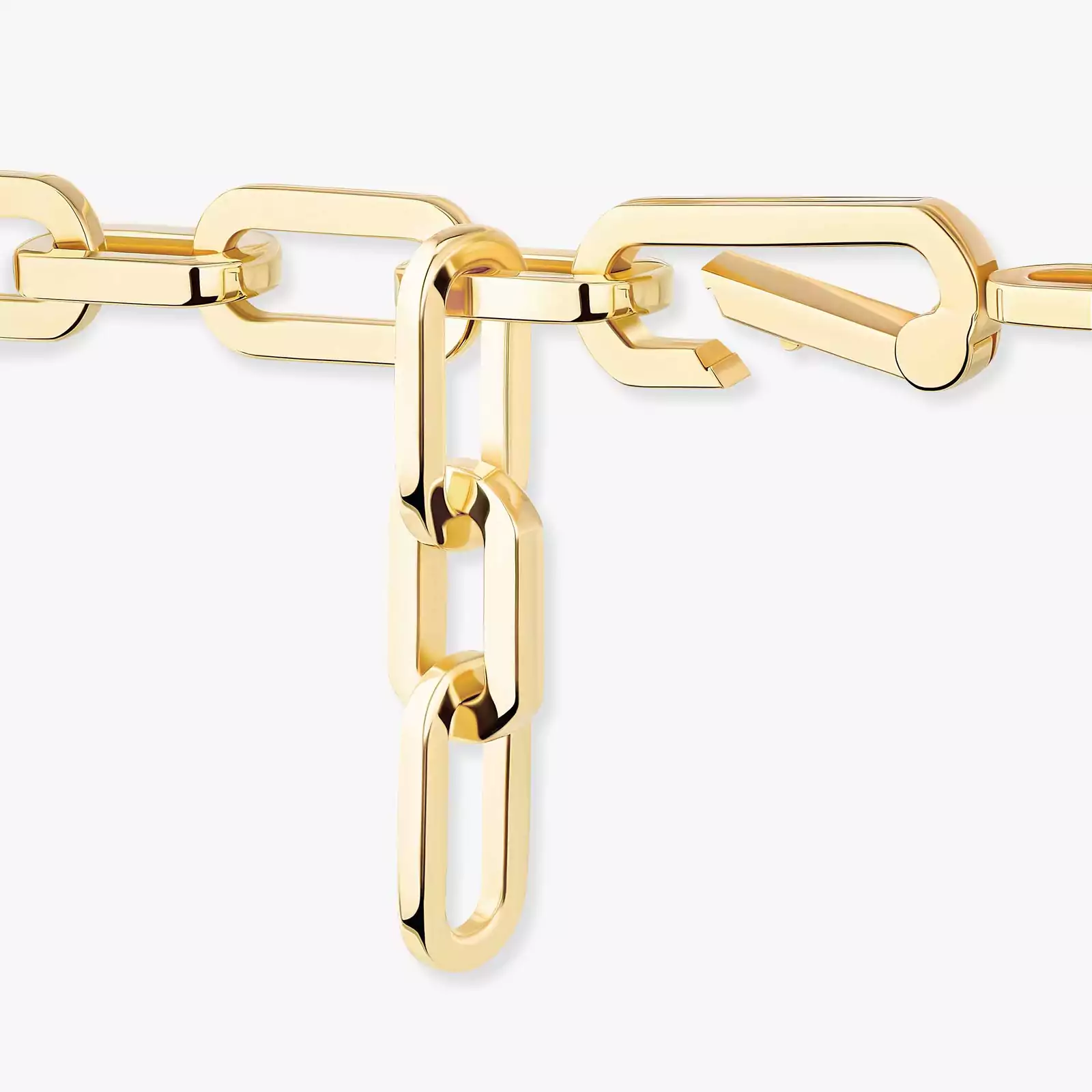 Collier Mixte Or Jaune Diamant Move Link 3 rangs 14437-YG