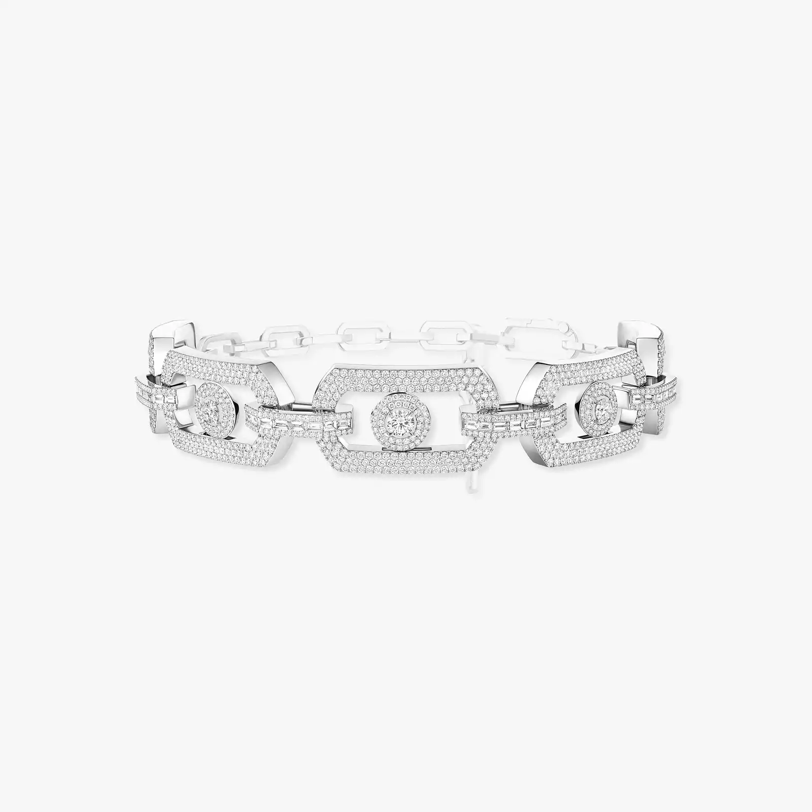 So Move Max Pavé Choker White Gold For Her Diamond Necklace 14240-WG