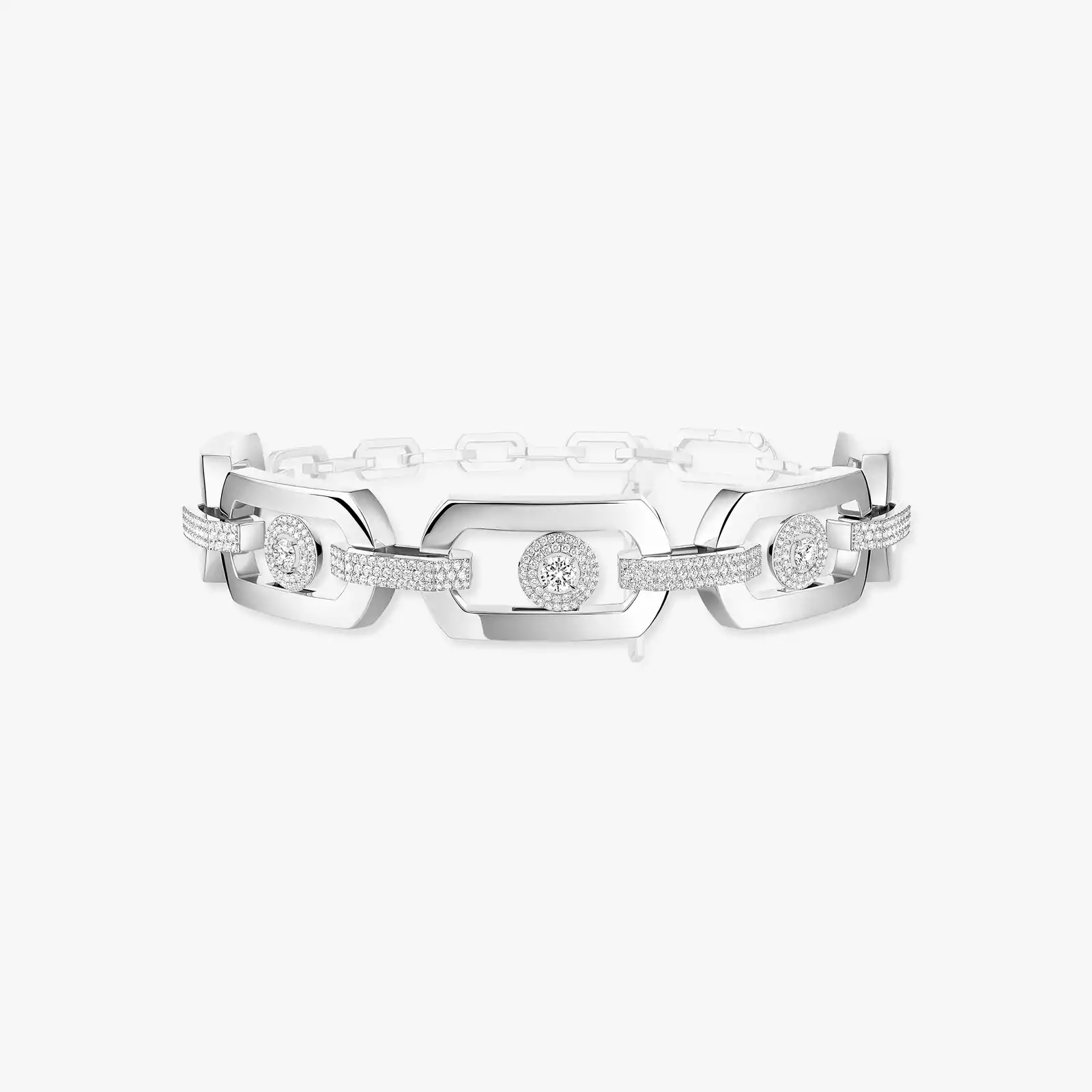 Collier Femme Or Blanc Diamant Choker So Move Max 14110-WG