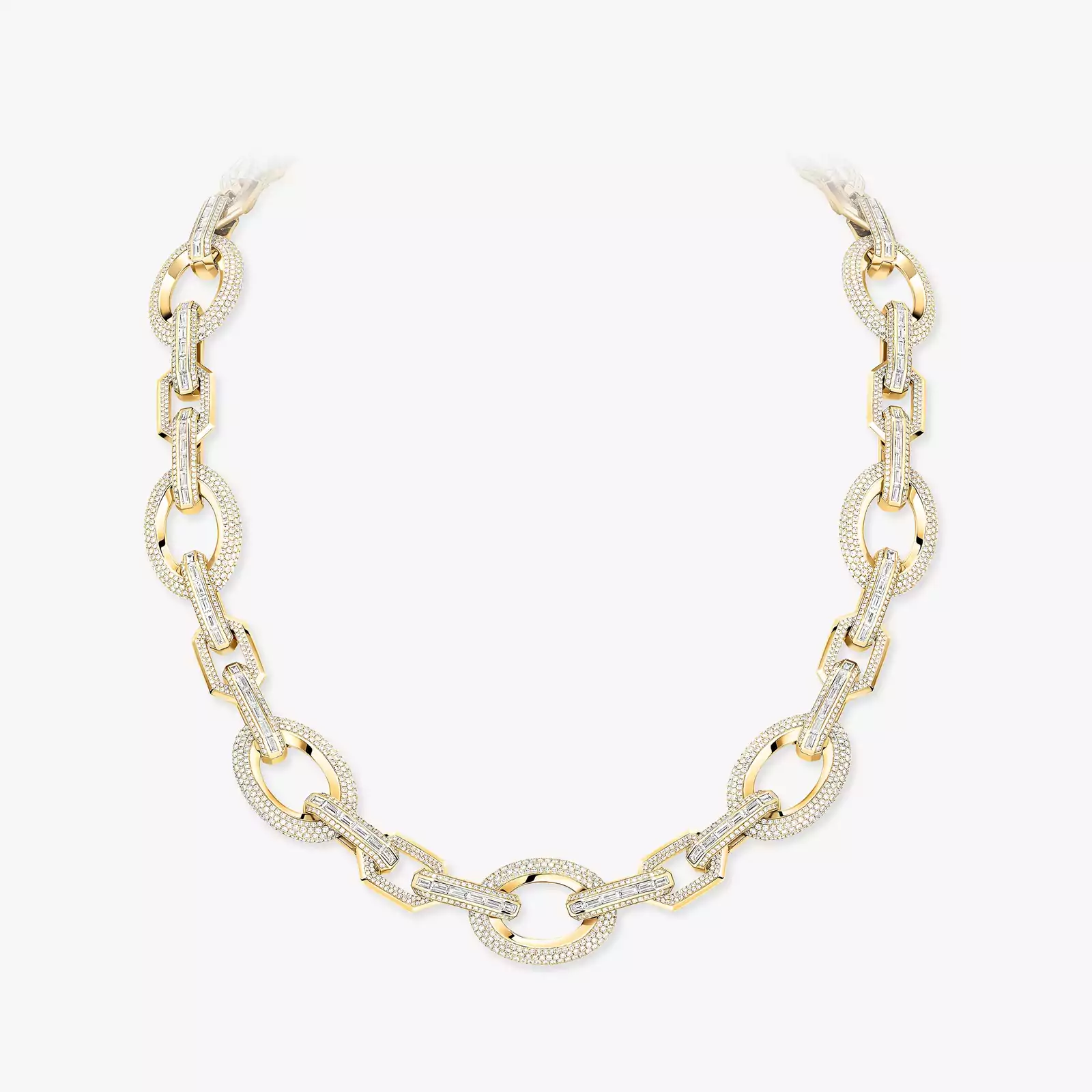 Collier Femme Or Jaune Diamant Groove 14064-YG