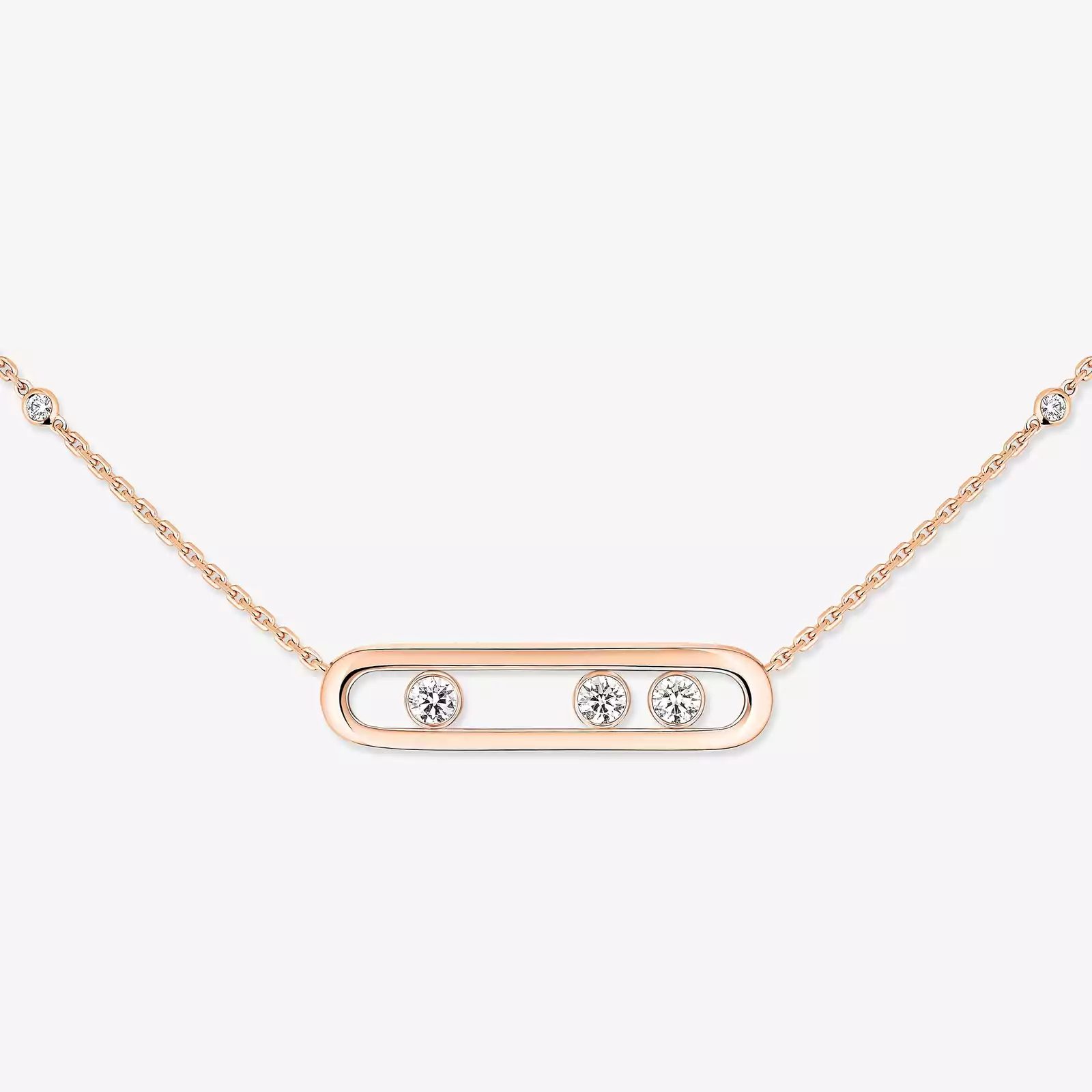Move Pink Gold Diamond For Her Necklace 03997-PG