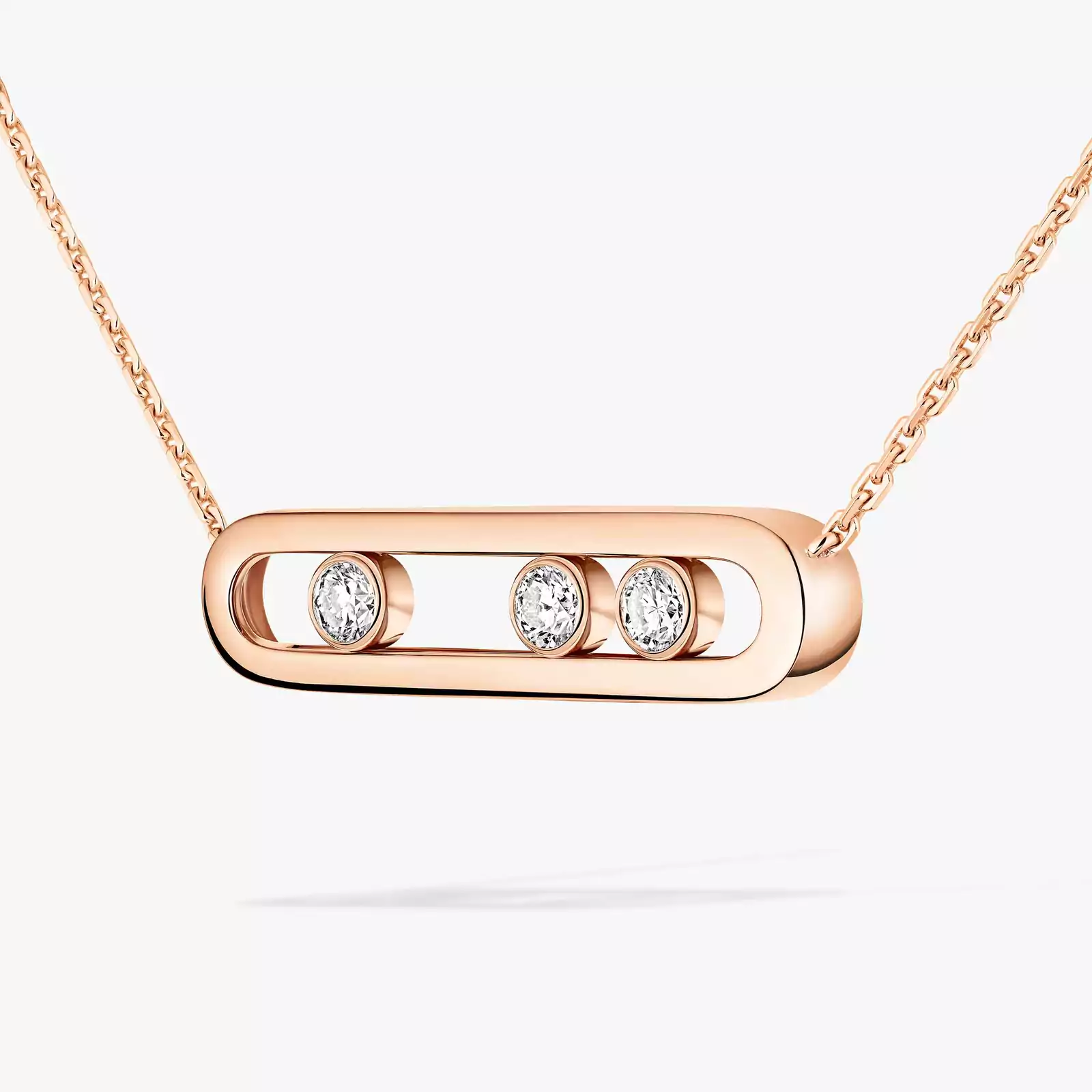 Move Pink Gold Diamond For Her Necklace 03997-PG
