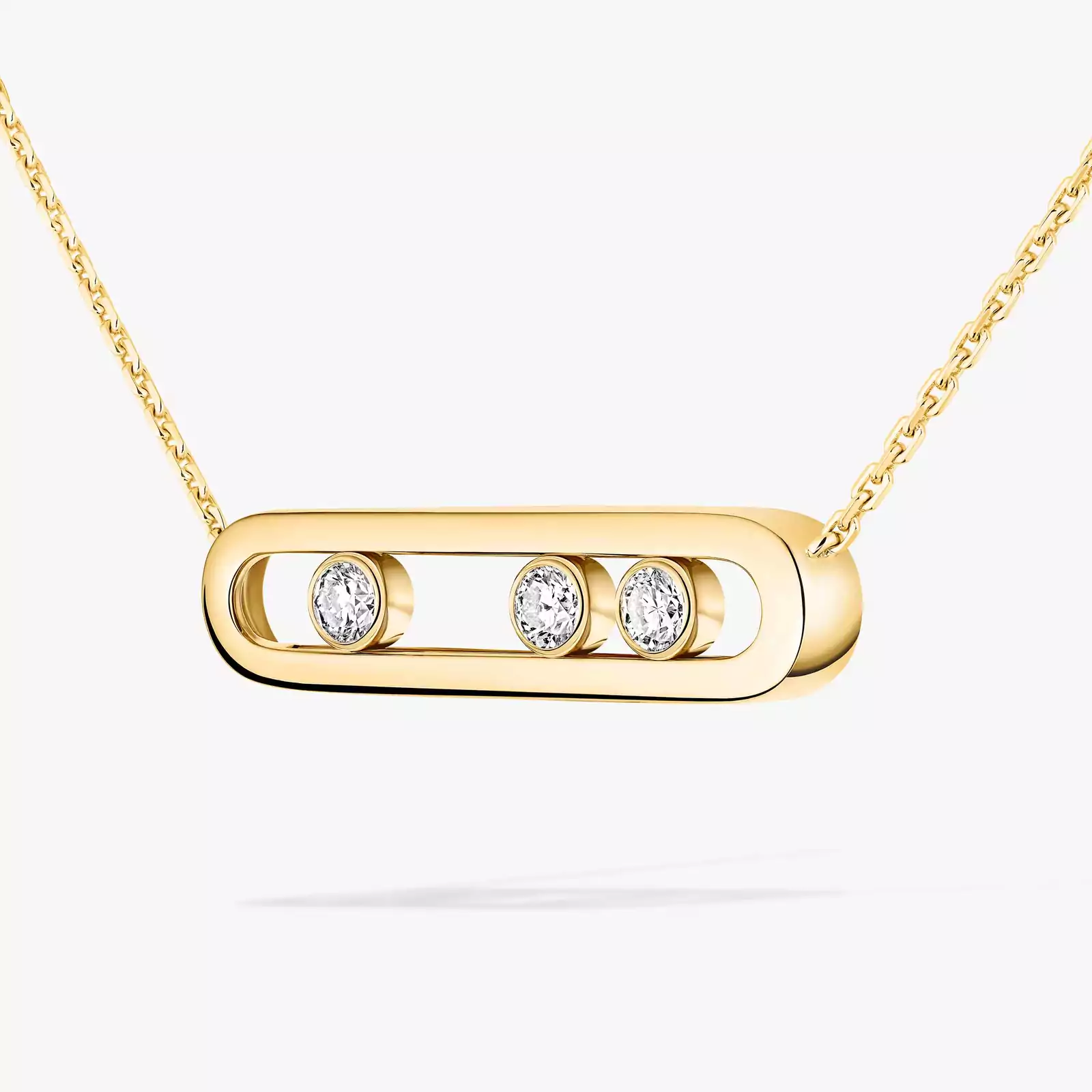 Necklace For Her Yellow Gold Diamond Move 03997-YG