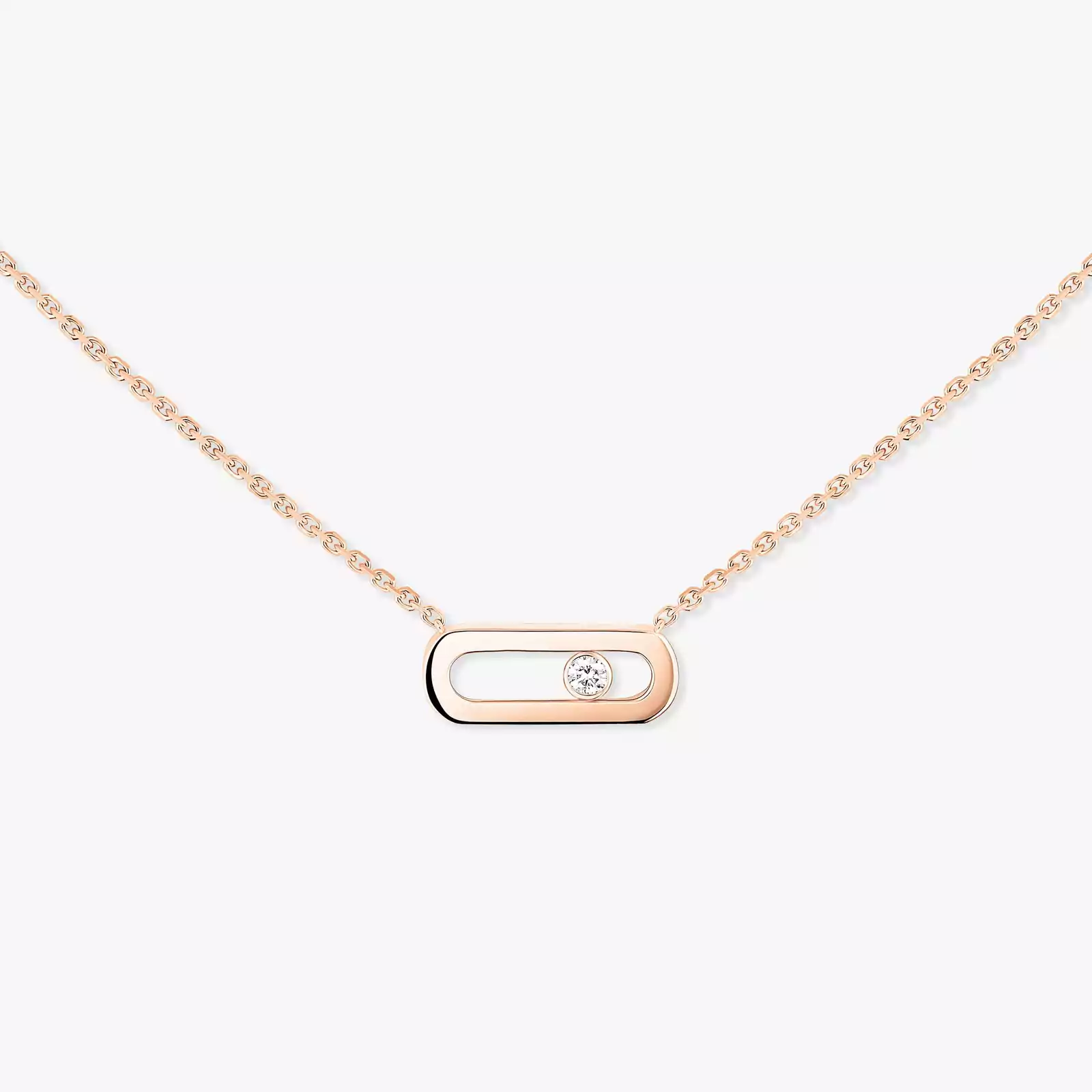 Move Uno Pink Gold For Her Diamond Necklace 14613-PG