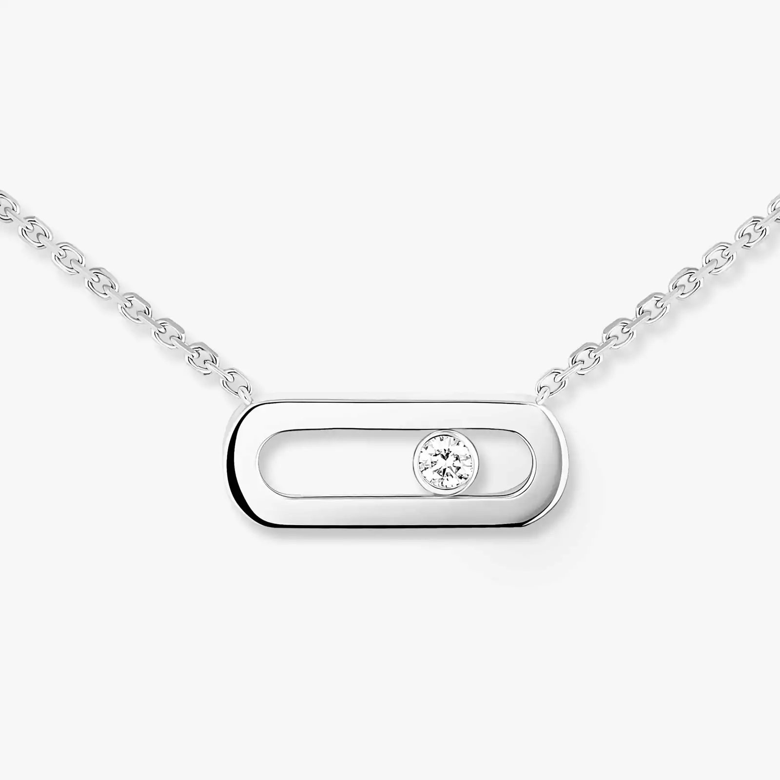 Necklace For Her White Gold Diamond Move Uno Or 10053-WG