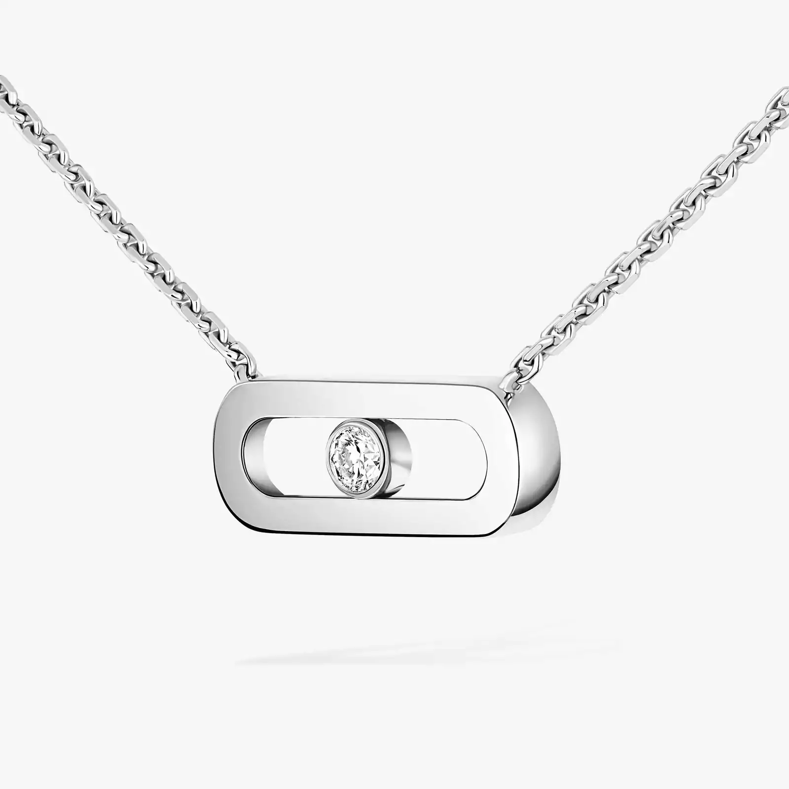 Necklace For Her White Gold Diamond Move Uno Or 10053-WG
