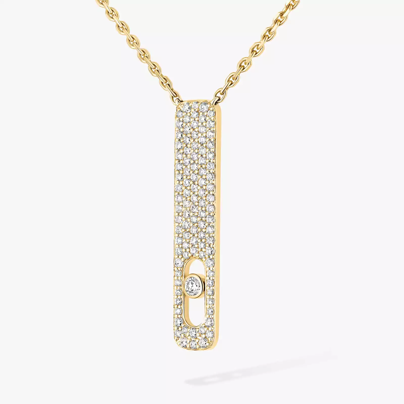 Collier Femme Or Jaune Diamant My First Diamond Pavé  07520-YG