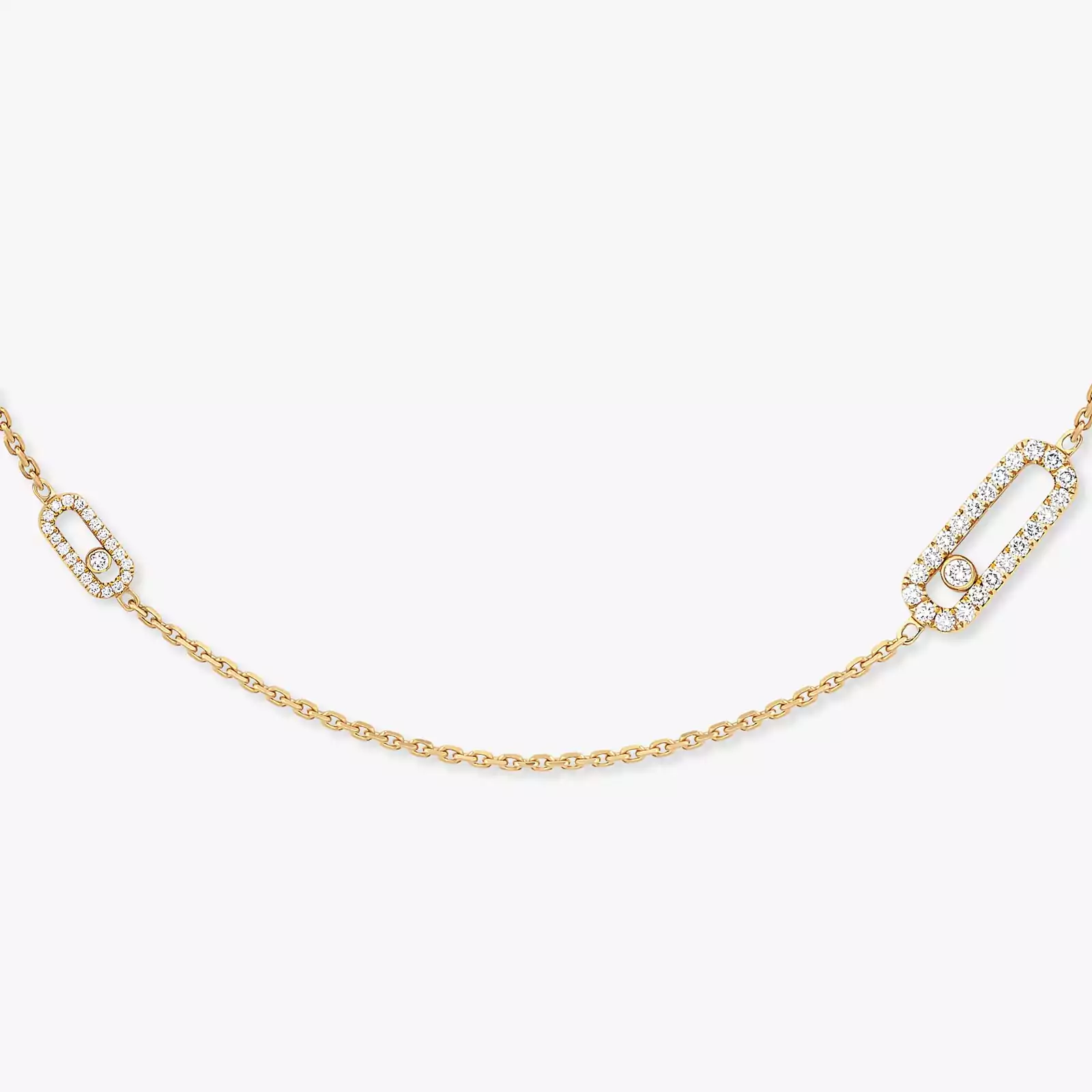 Move Uno Long Necklace Yellow Gold For Her Diamond Necklace 11324-YG
