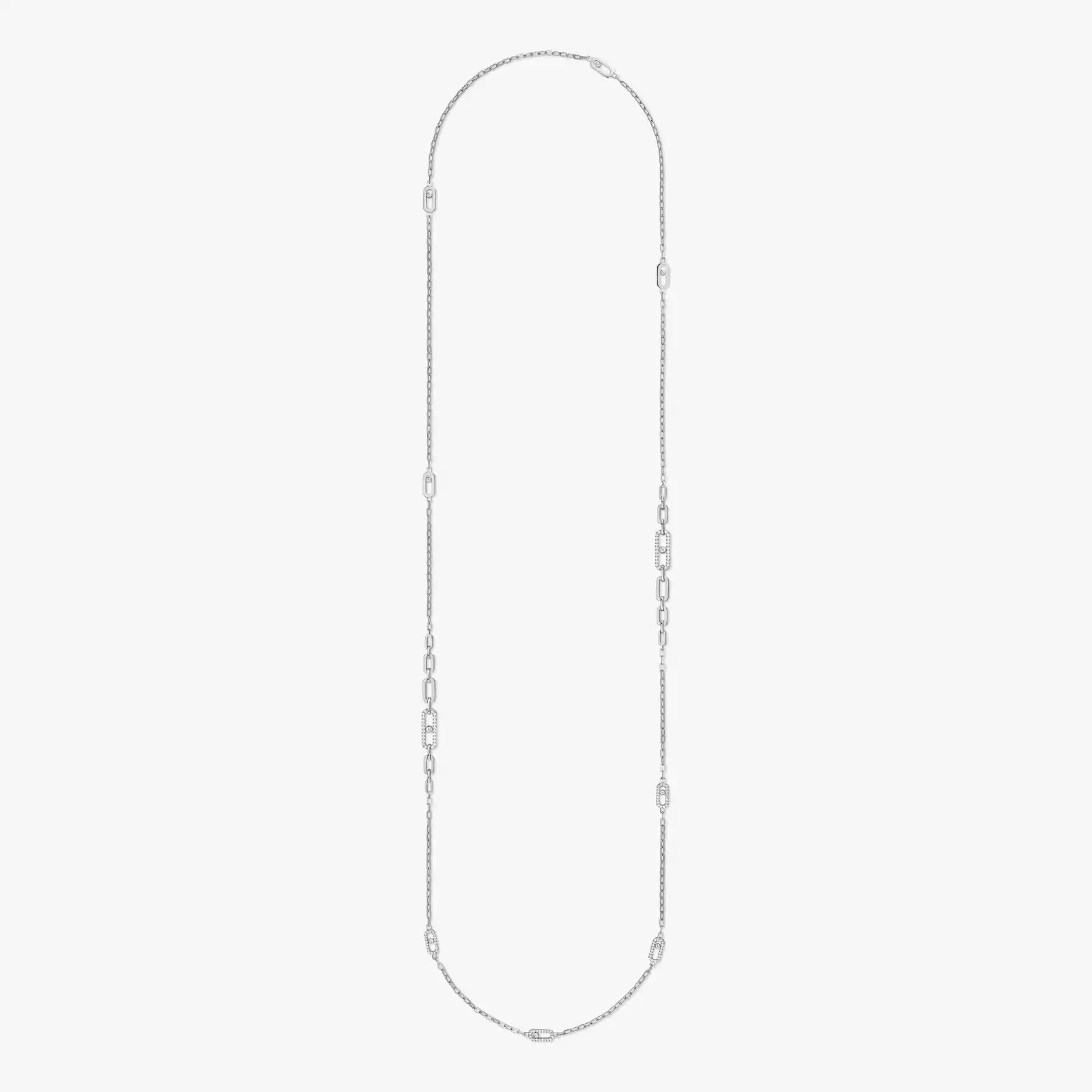 Necklace Femme White Gold Diamond  Move Uno  07170-WG