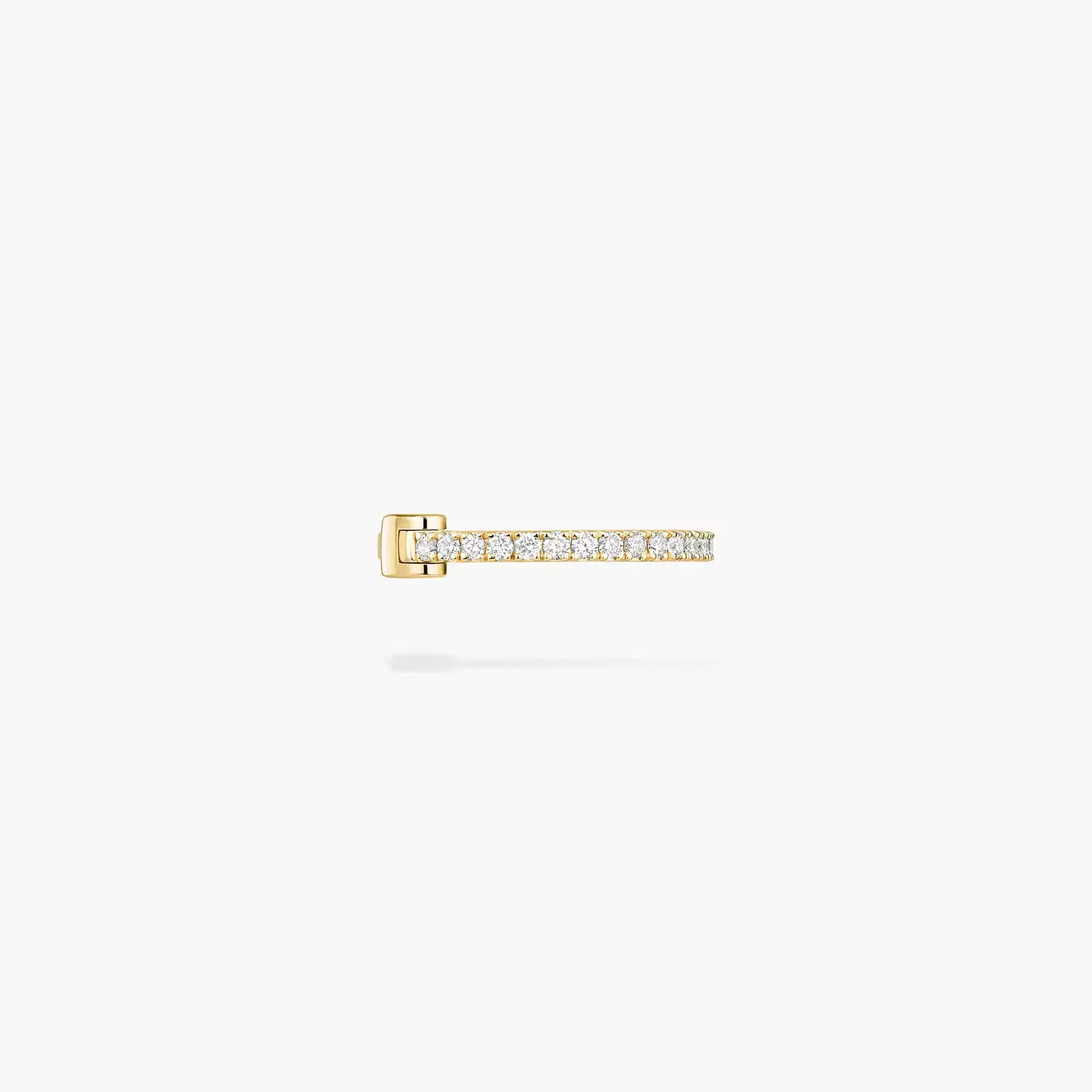 Yellow Gold Diamond Single Earring Gatsby | Messika 10031-WG