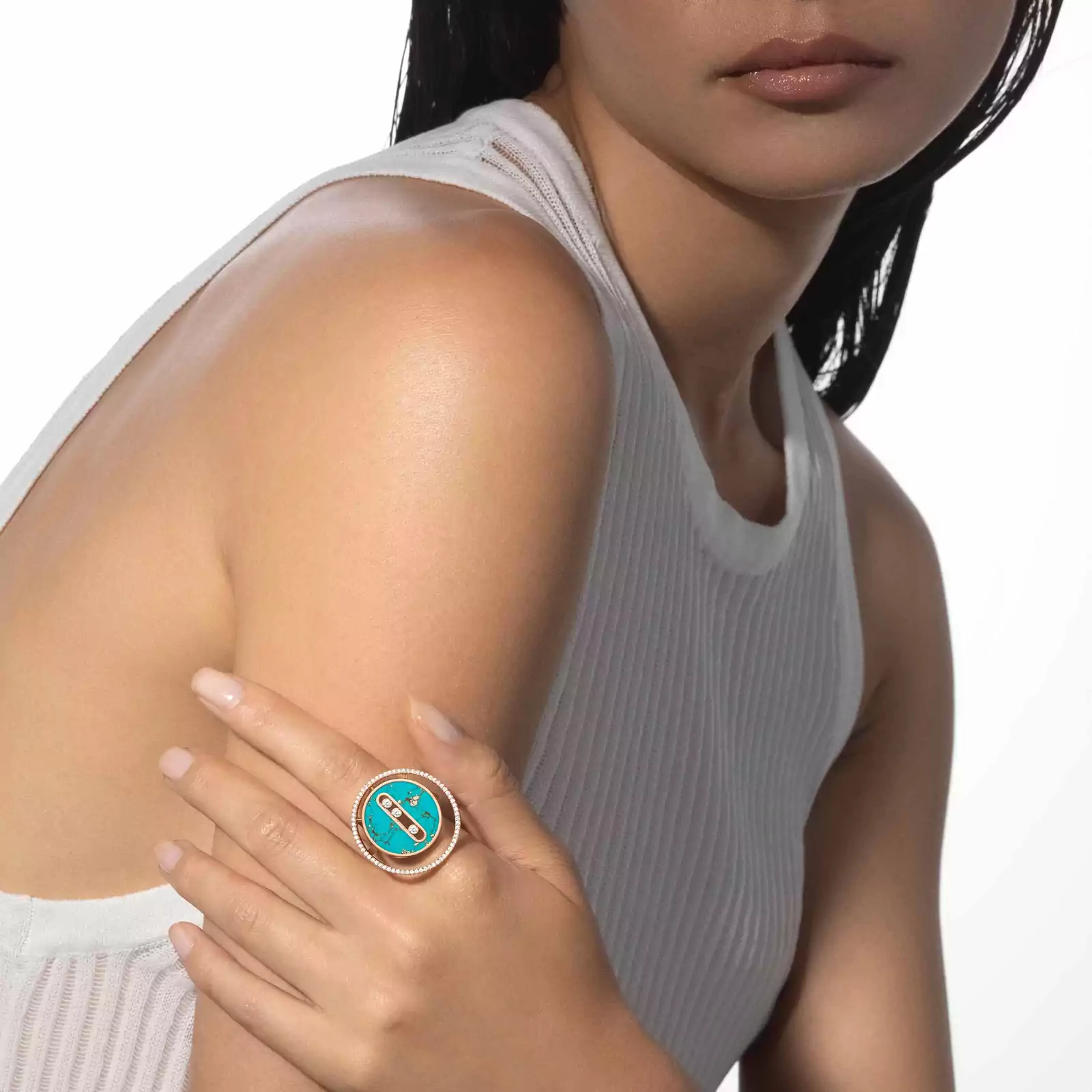 Bague femme turquoise outlet