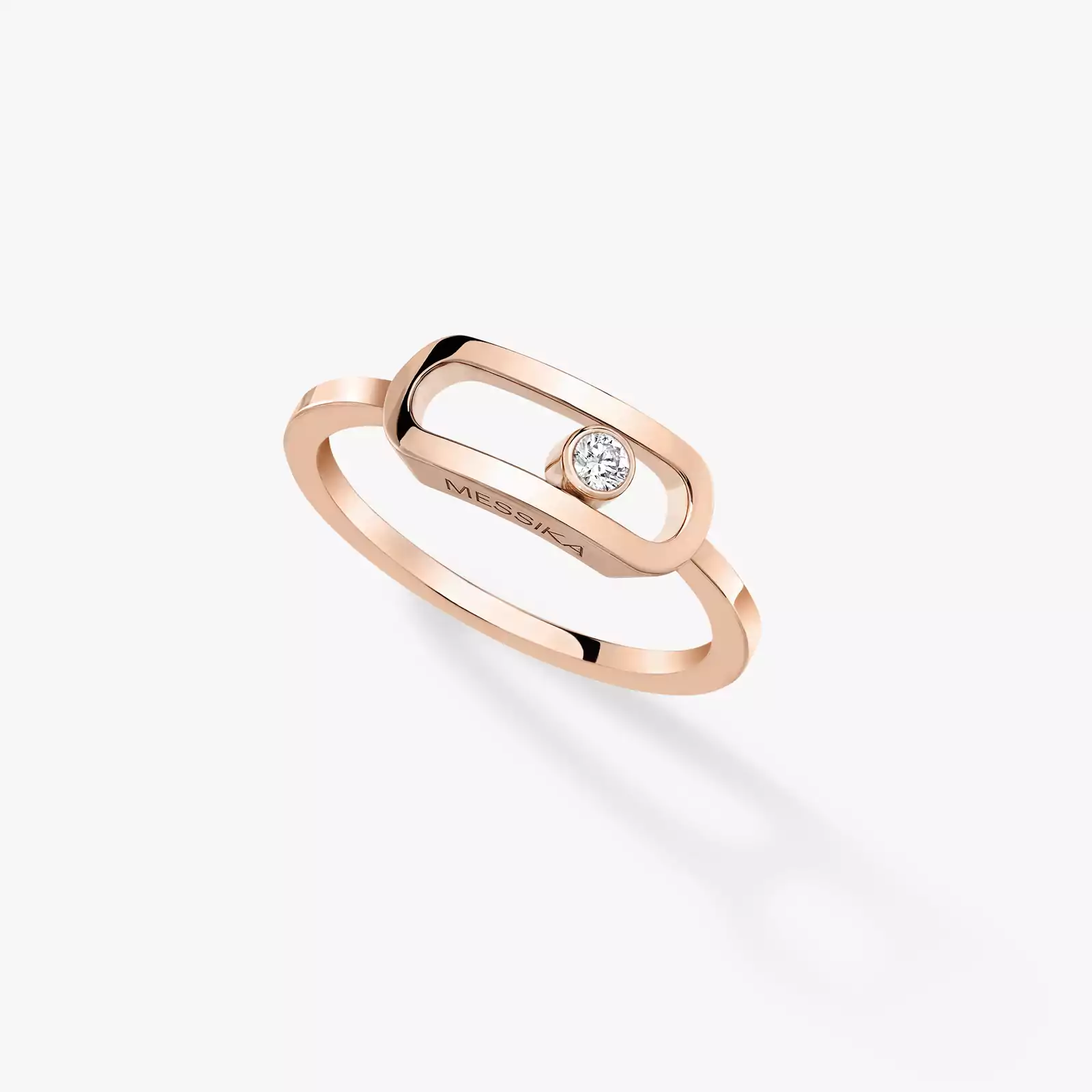 Move Uno Gold LM  Pink Gold For Her Diamond Ring 12390-PG