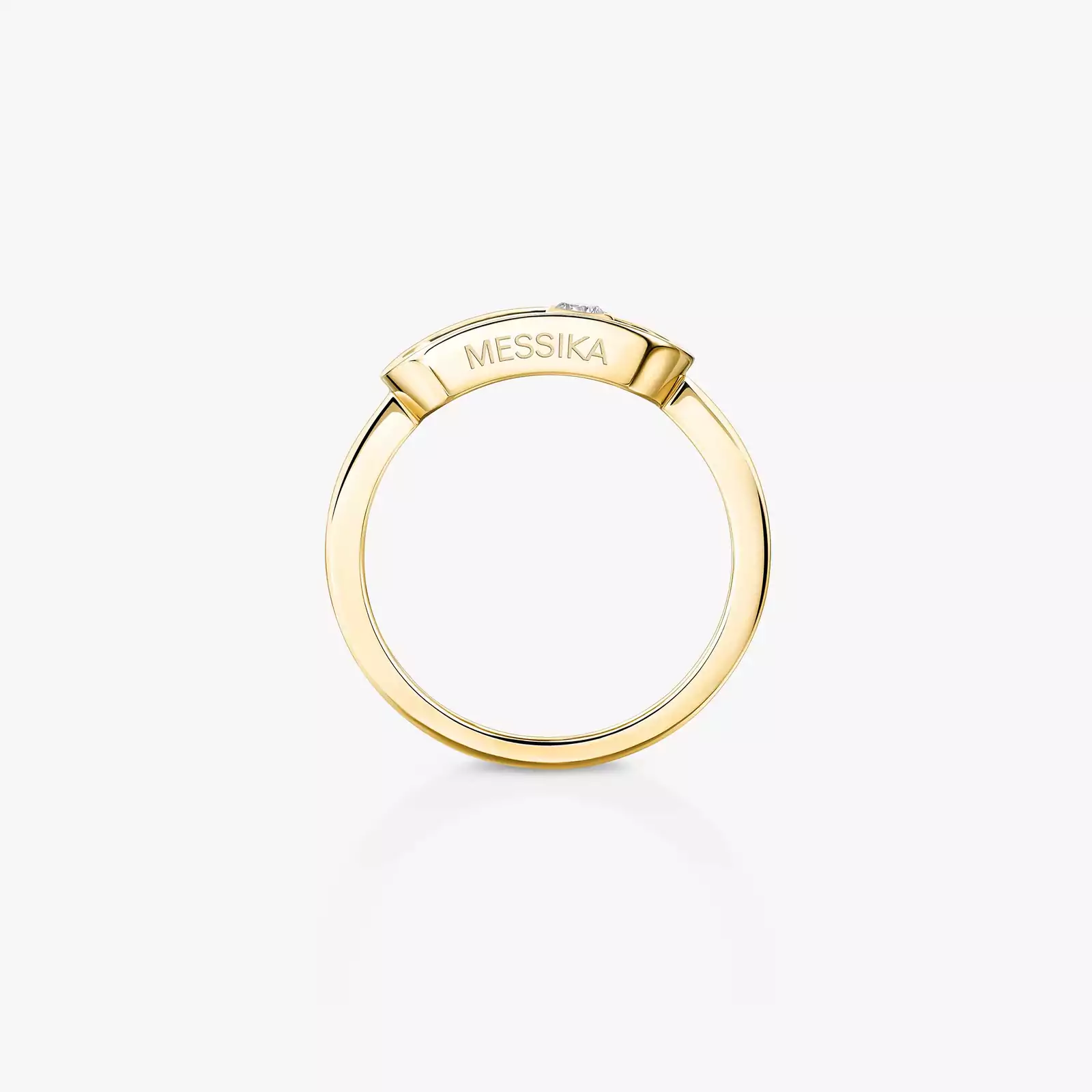 Gold Move Uno Yellow Gold For Her Diamond Ring 10055-YG