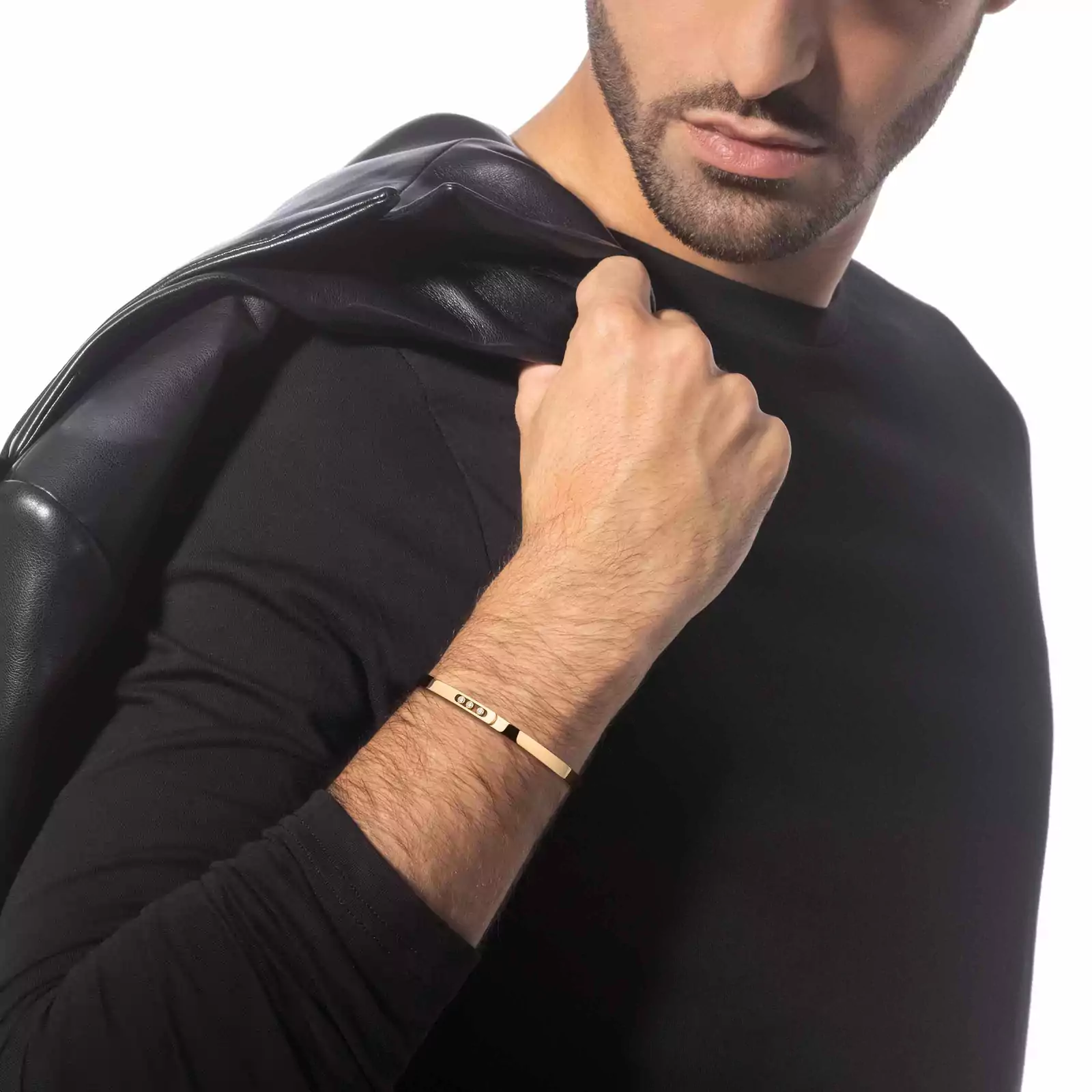 Bracelet Mixte Or Jaune Diamond Bangle Move Noa PM 11640-YG