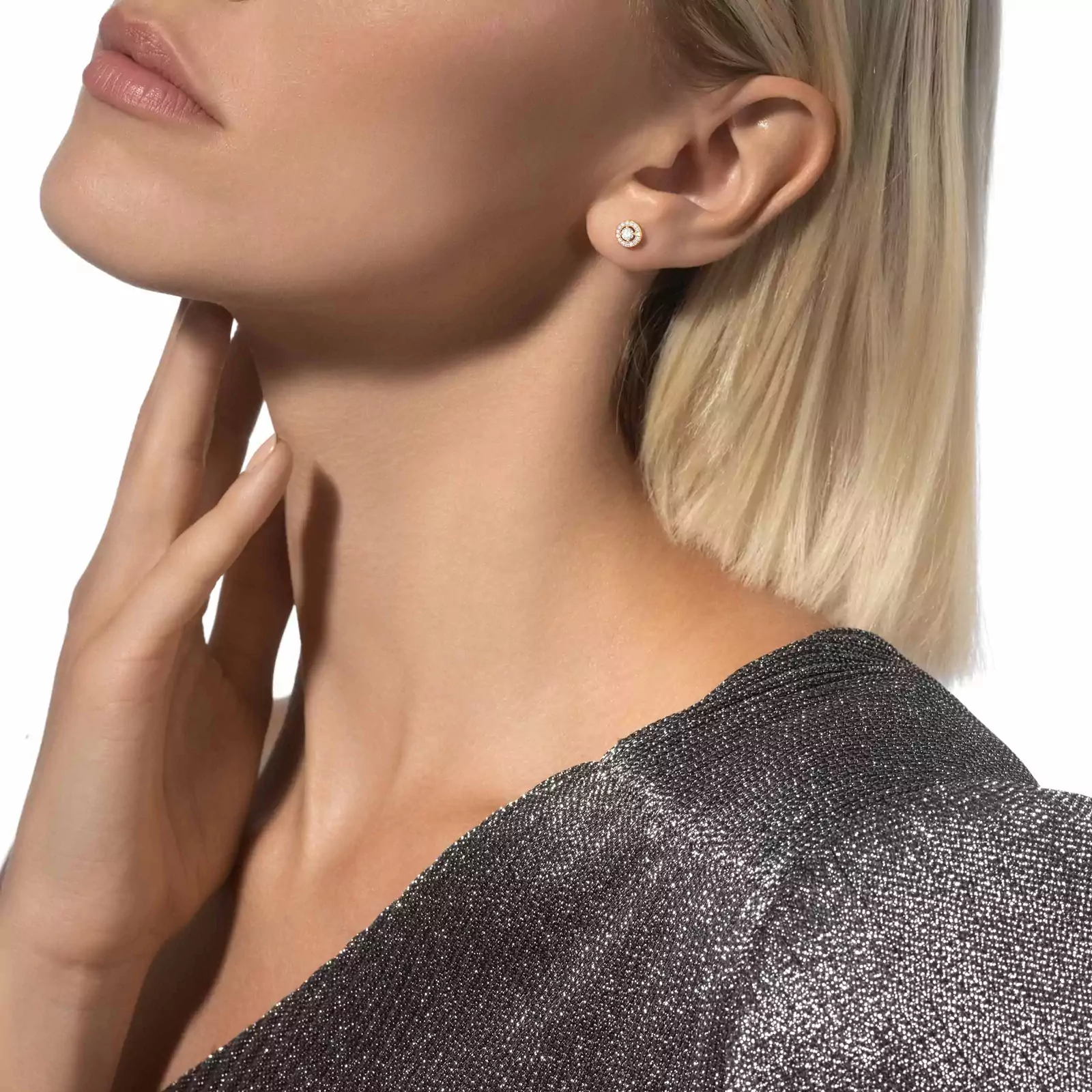 Boucles d'oreilles Femme Or Jaune Diamant Joy Diamants Ronds 0,10ct 06991-YG