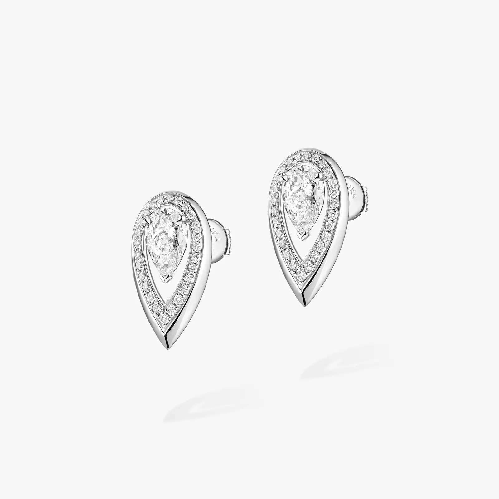 Orecchini Donna Oro bianco Diamante Fiery 0,40 carati 14377-WG