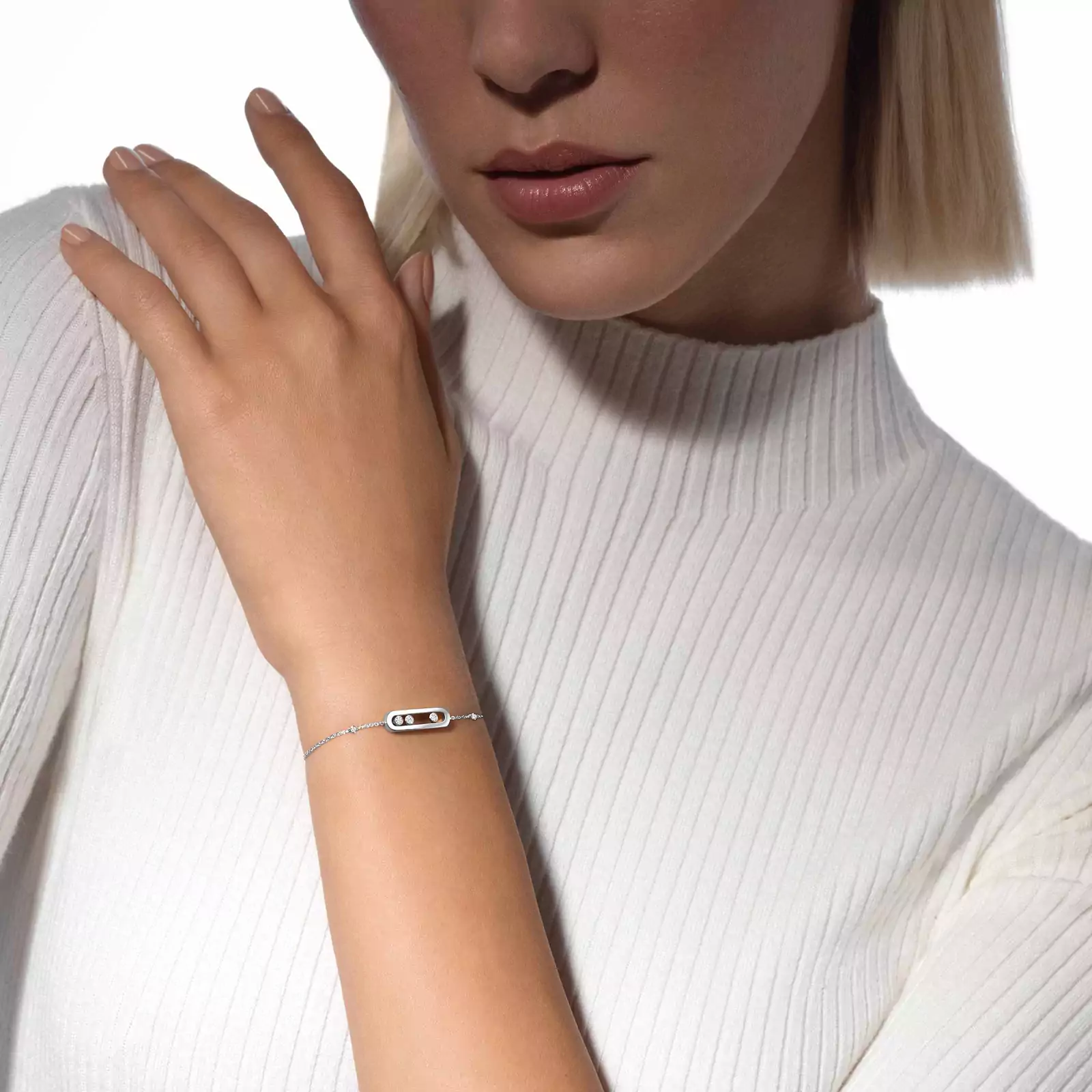 White gold bracelets for her new arrivals
