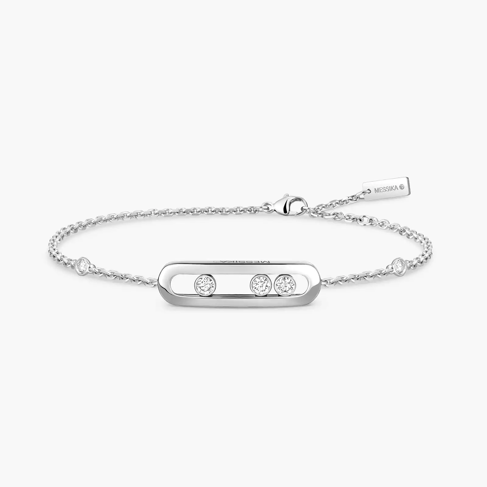 Bracelet For Her White Gold Diamond Baby Move  04324-WG