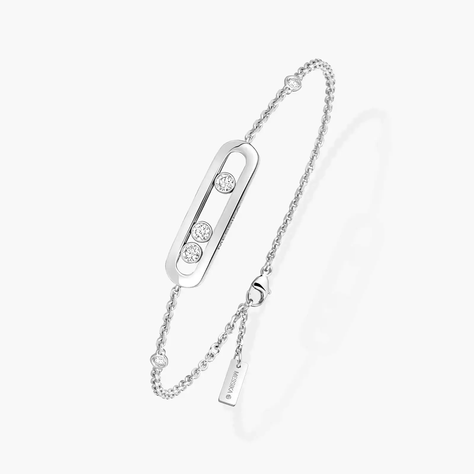 Bracelet For Her White Gold Diamond Baby Move  04324-WG