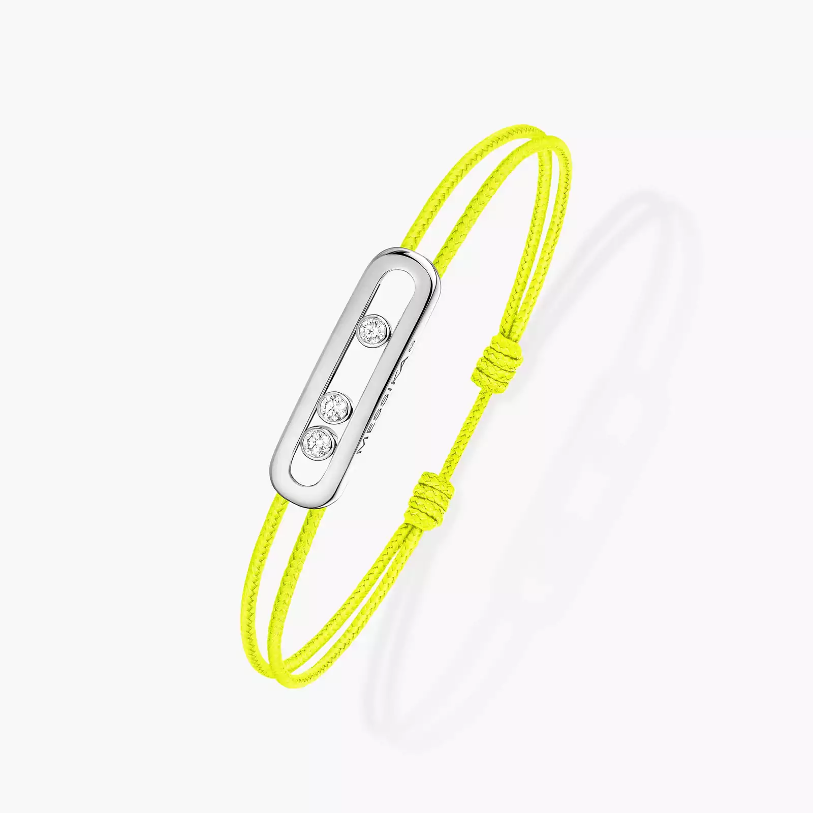 Messika CARE(S) Yellow Cord Bracelet White Gold For Her Diamond Bracelet 14659-WG