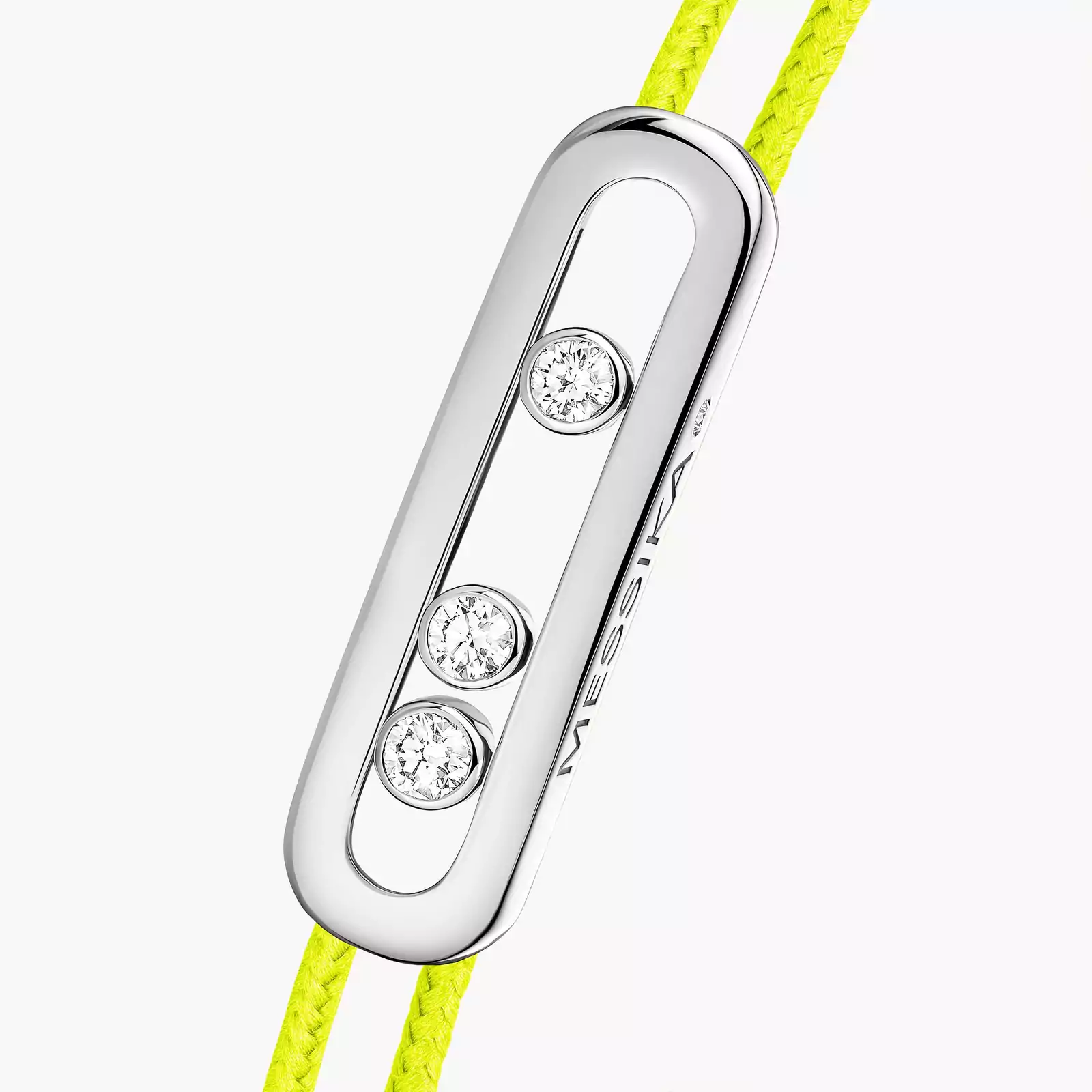 Messika CARE(S) Yellow Cord Bracelet White Gold For Her Diamond Bracelet 14659-WG