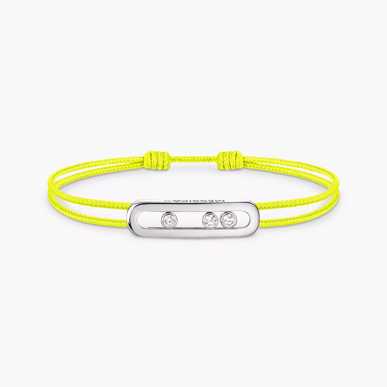 Messika CARE(S) Yellow Cord Bracelet White Gold For Her Diamond Bracelet 14659-WG
