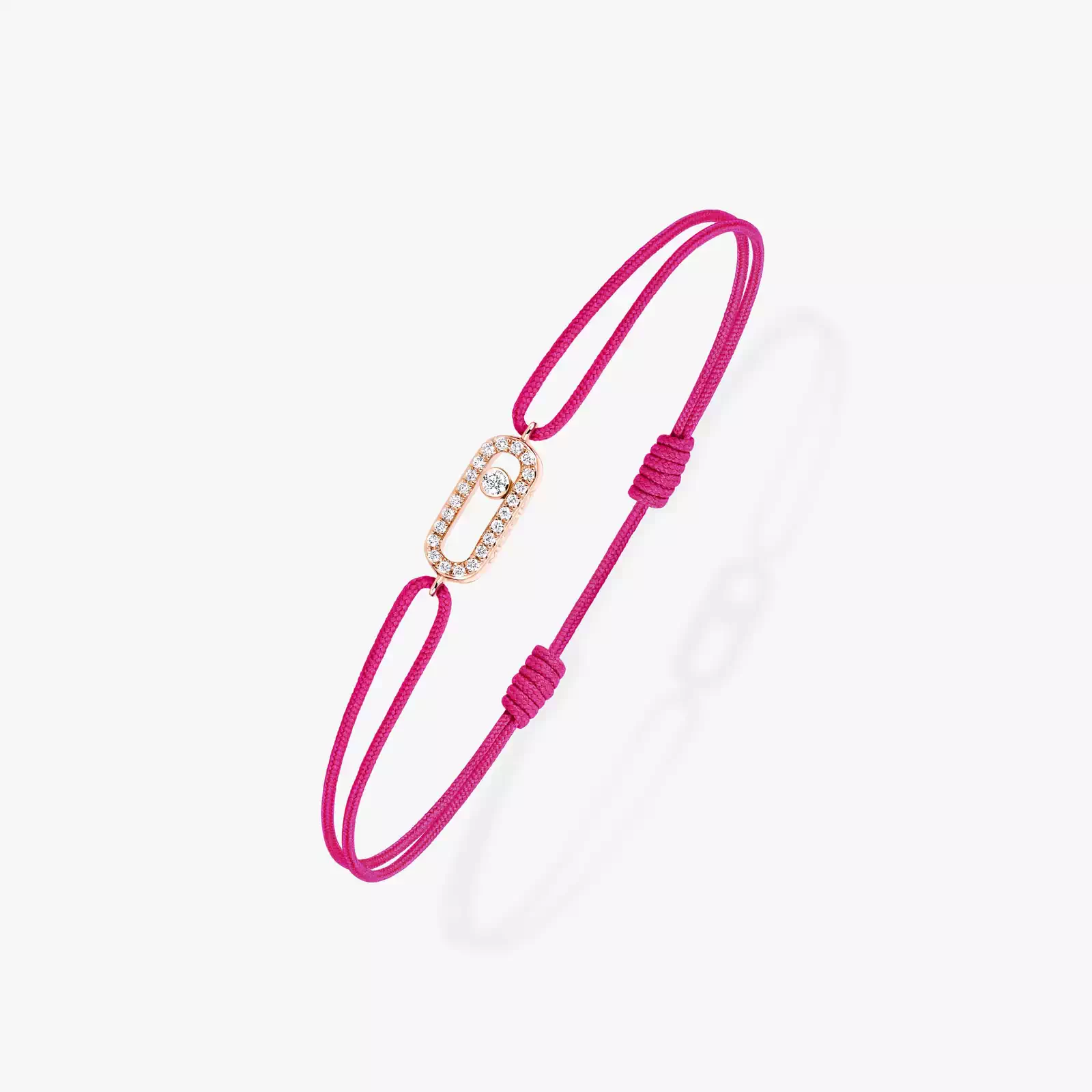 Pink cord bracelet discount