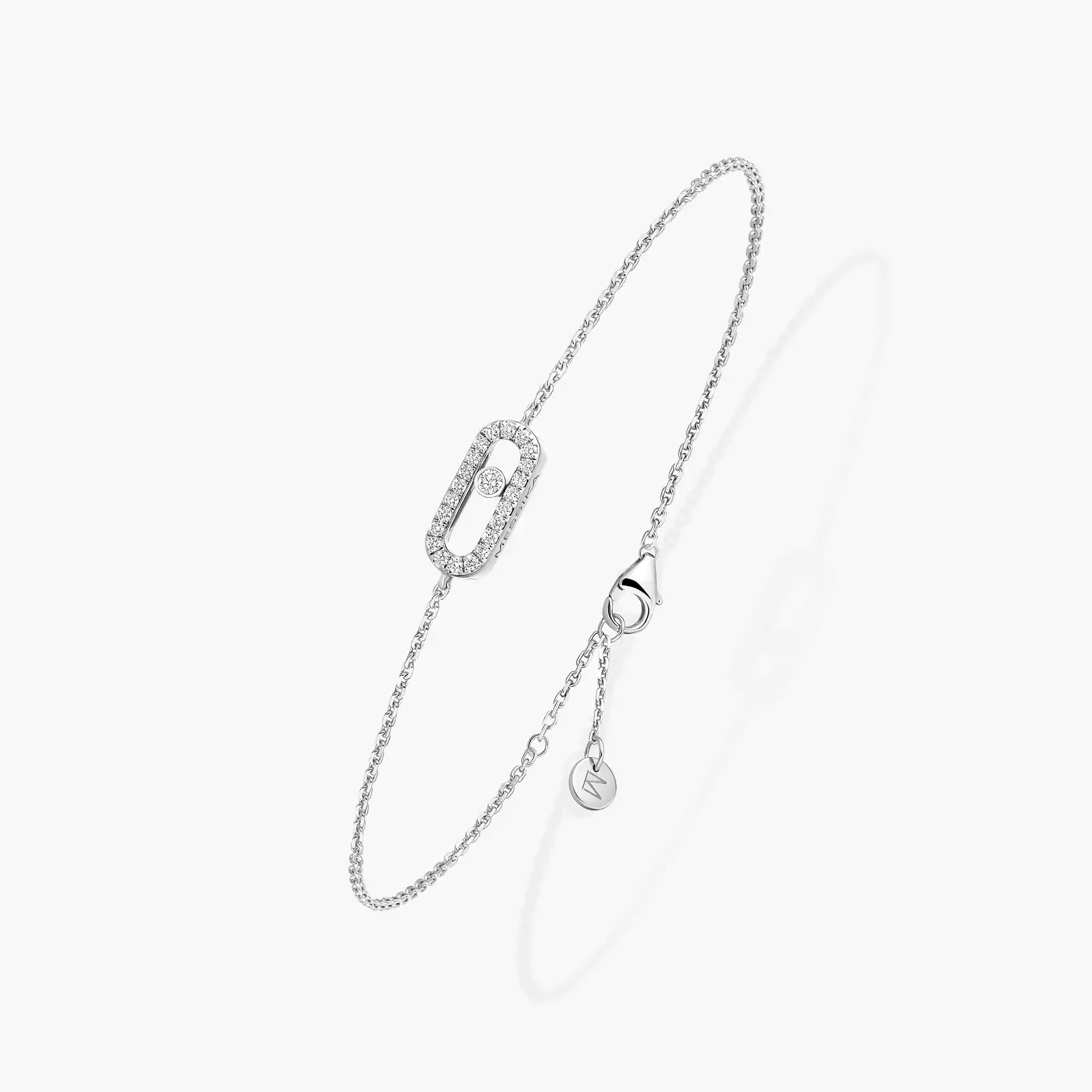 Messika CARE(S) Pavé Bracelet White Gold For Her Diamond Bracelet 12075-WG