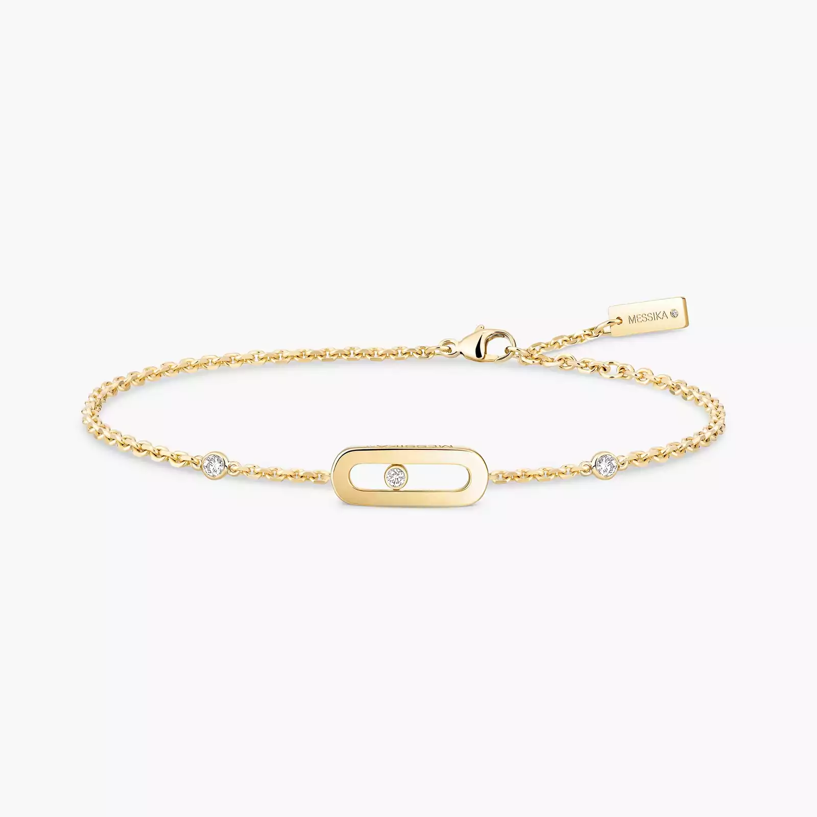Move Uno  Yellow Gold For Her Diamond Bracelet 10051-YG