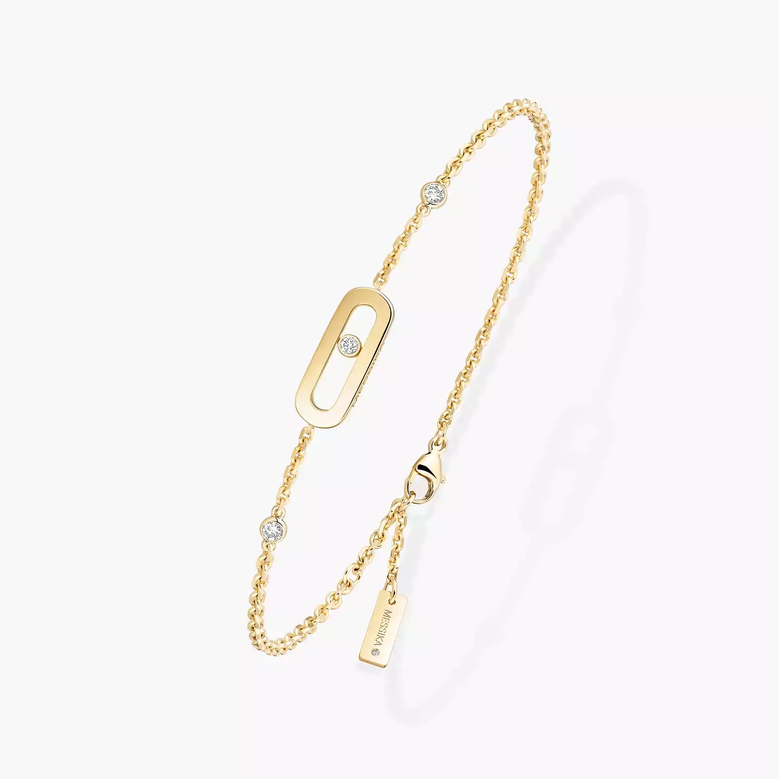 Move Uno  Yellow Gold For Her Diamond Bracelet 10051-YG
