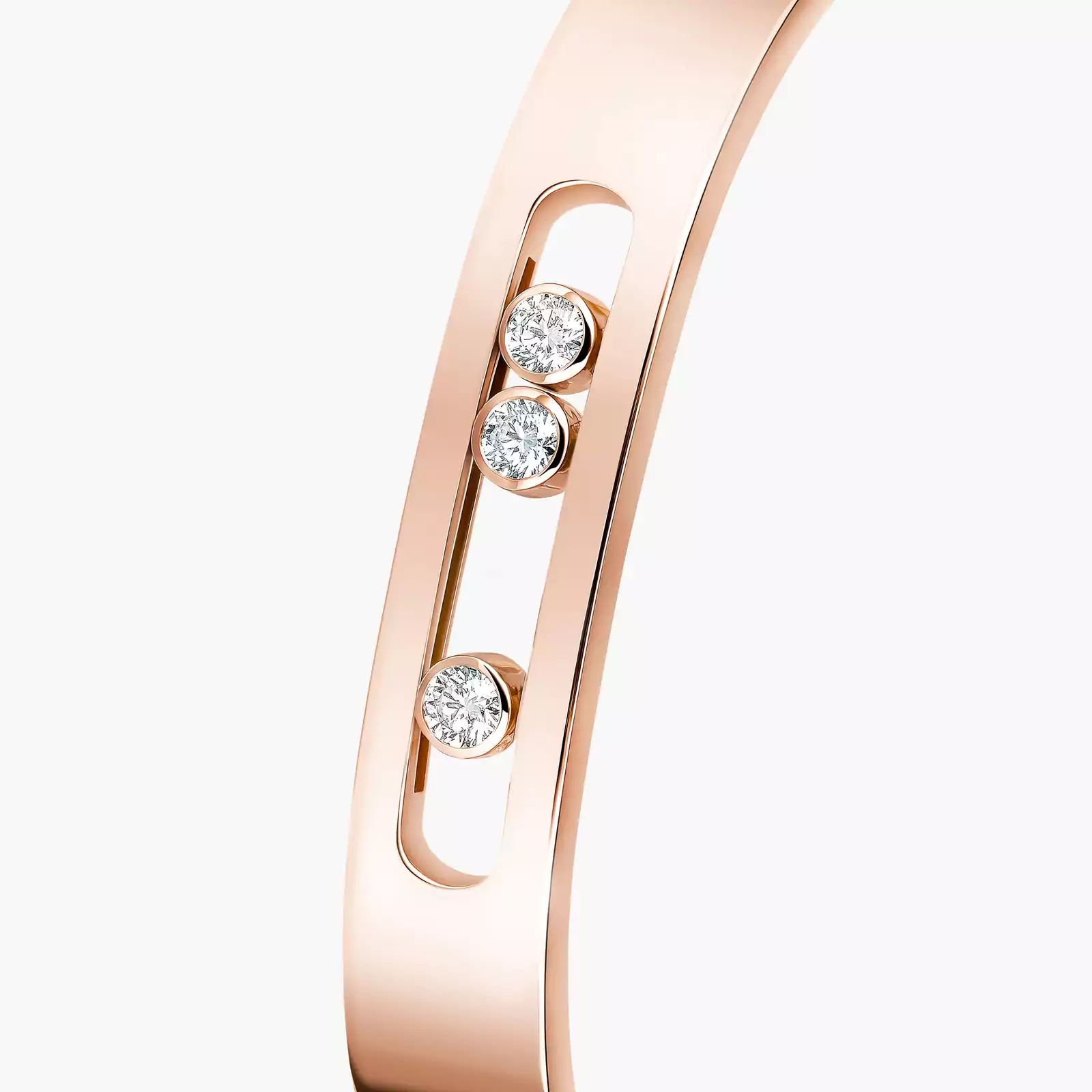 Move Joaillerie Bangle Pink Gold For Her Diamond Bracelet 13586-PG