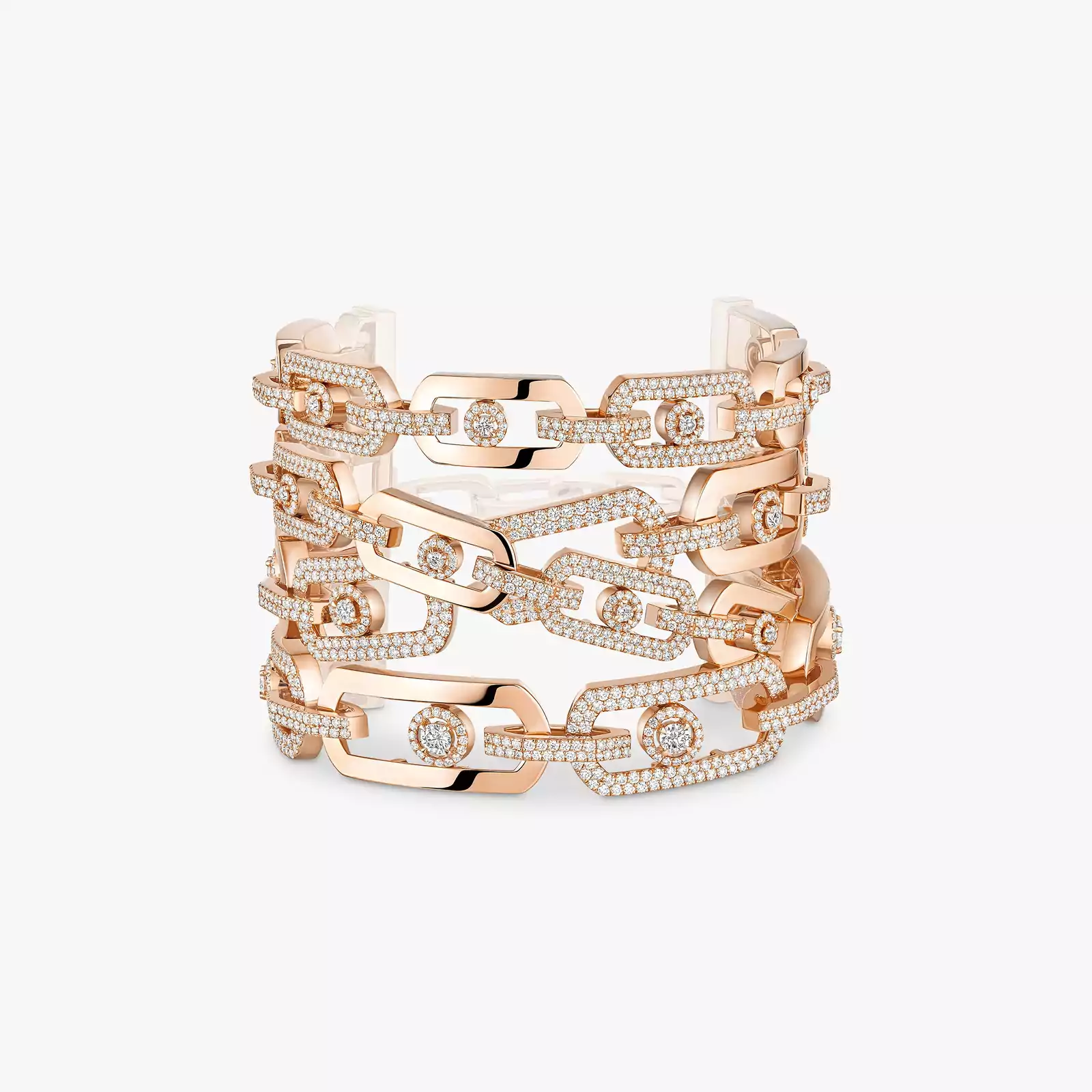 So Move Cuff Pink Gold For Her Diamond Bracelet 14479-PG