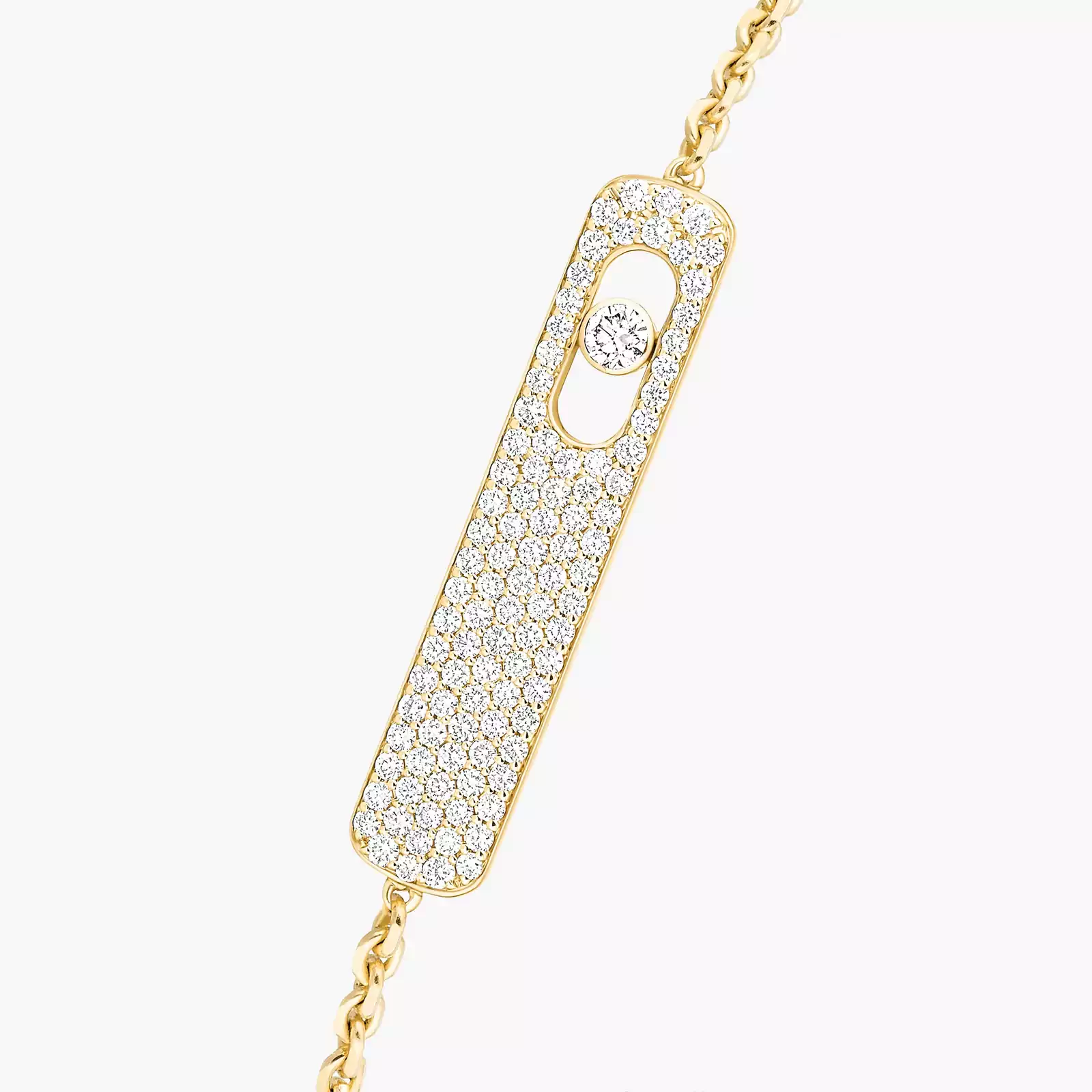 My First Diamond密镶钻石手链 黄金 钻石  她的珍礼 手链 07535-YG
