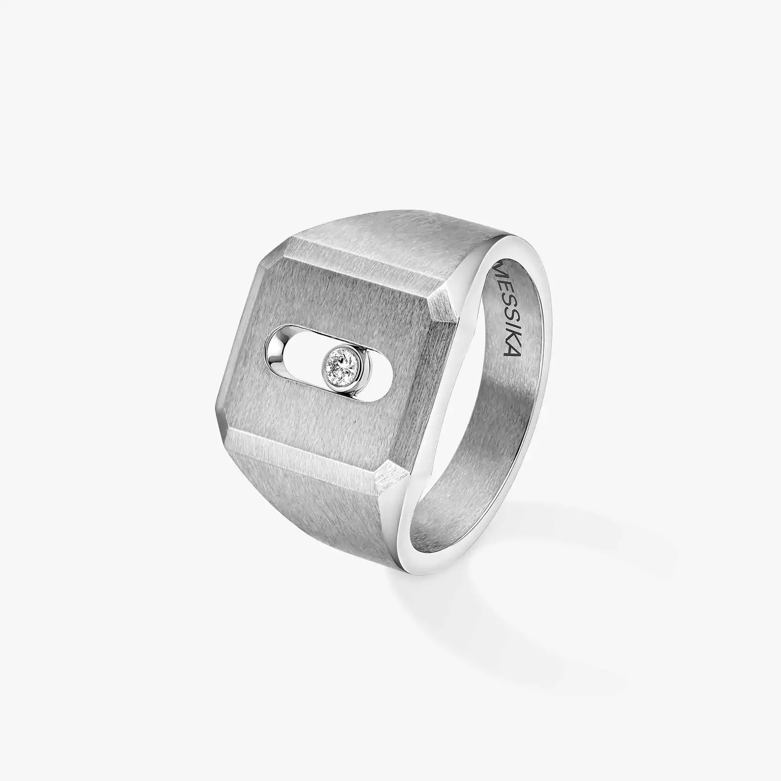 Anello Uomo Titanio naturale Diamante Anello Chevalier Move Titanium Naturale 13771-TN