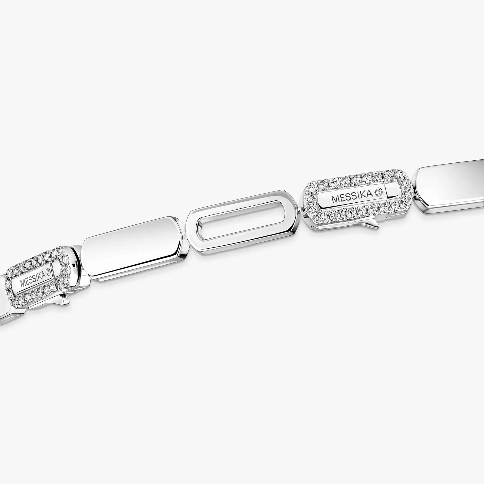 Imperial Move SM Diamond Necklace in White Gold | Messika