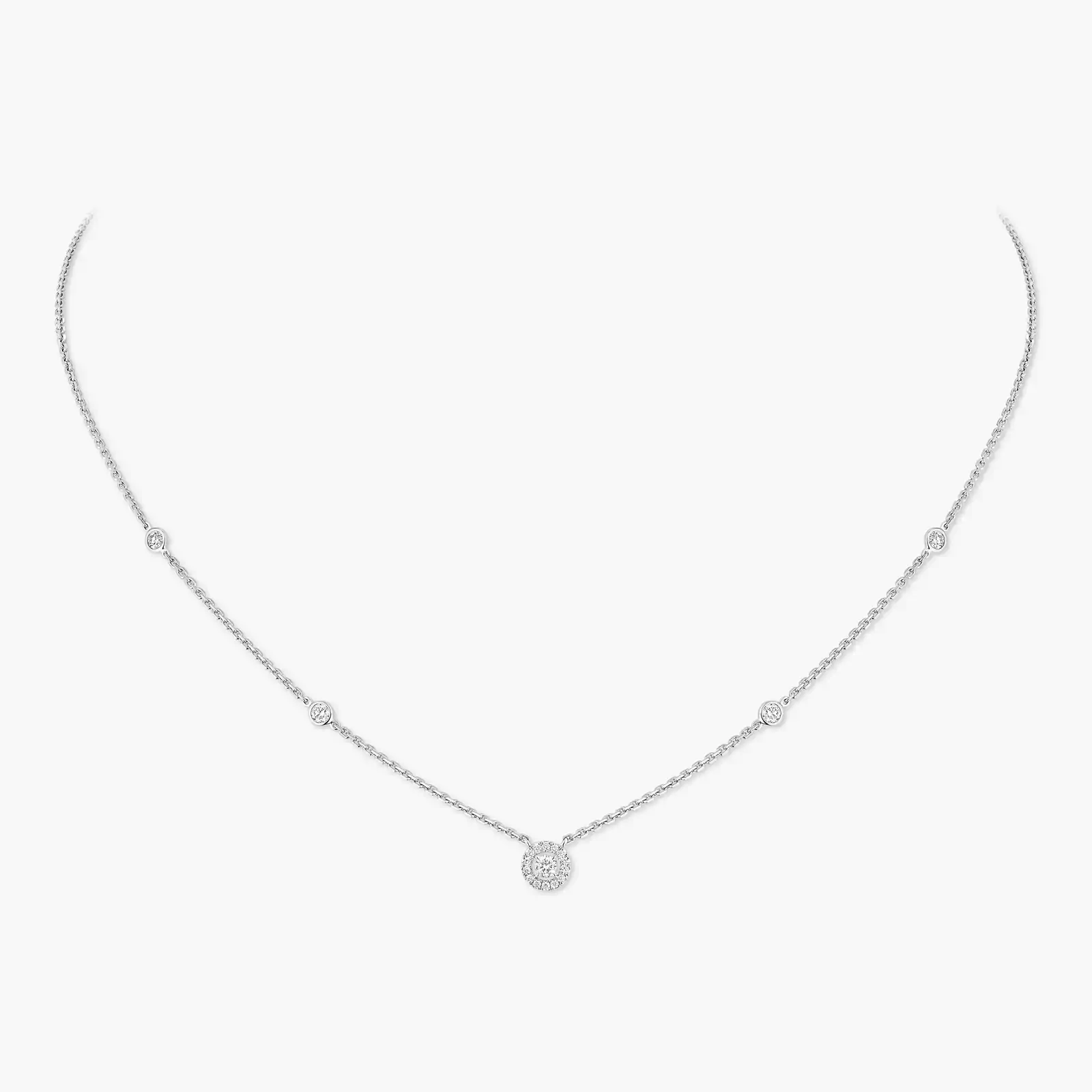 Joy XS White Gold For Her Diamond Necklace 05370-WG