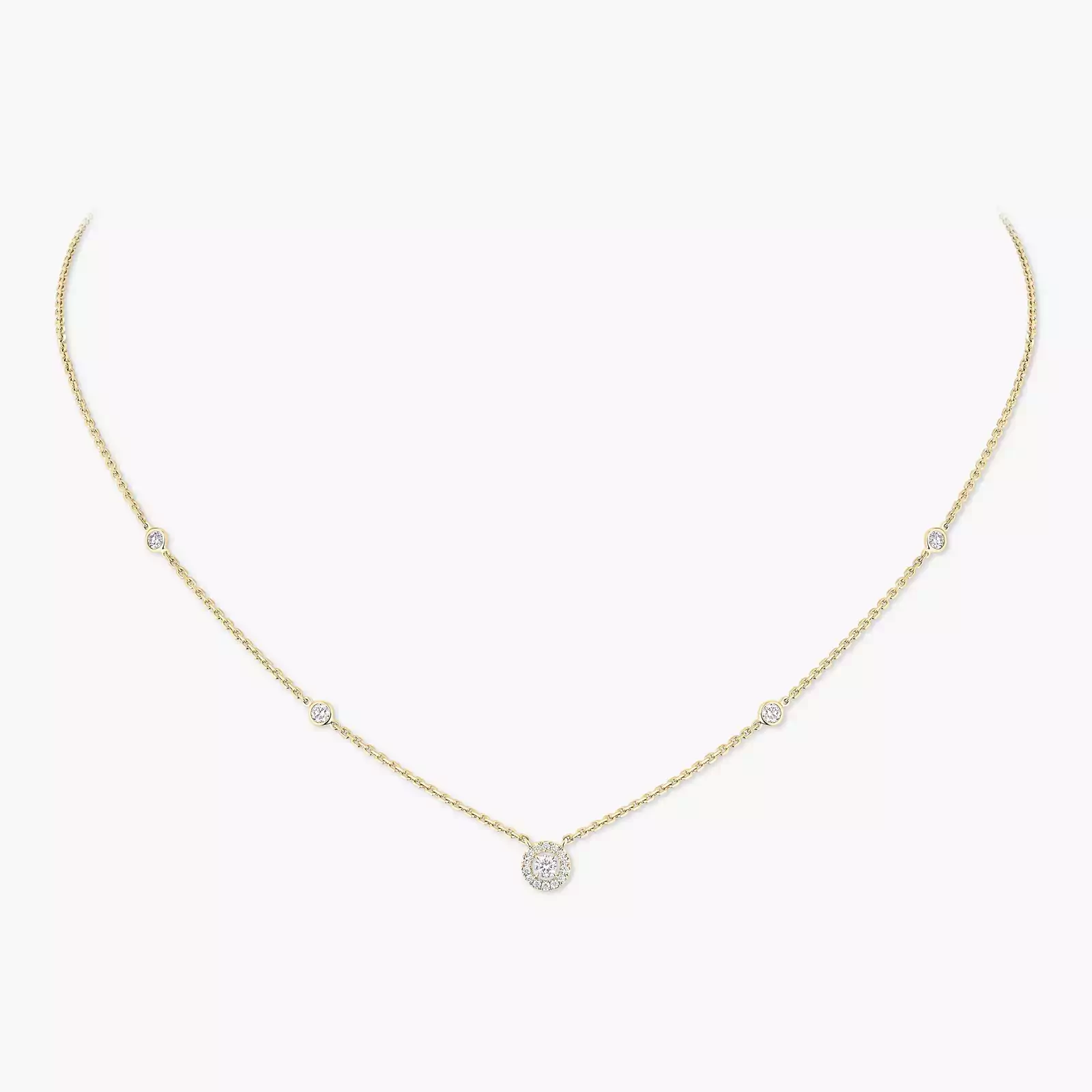 Collar Mujer Oro amarillo Diamante Joy XS 05370-YG