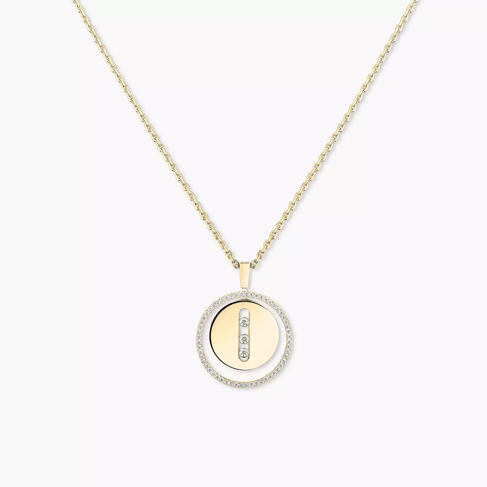 Lucky Move MM Yellow Gold For Her Diamond Necklace 07394-YG