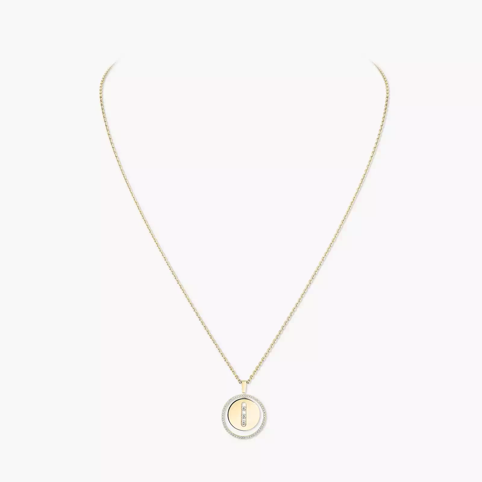 Lucky Move MM Yellow Gold For Her Diamond Necklace 07394-YG