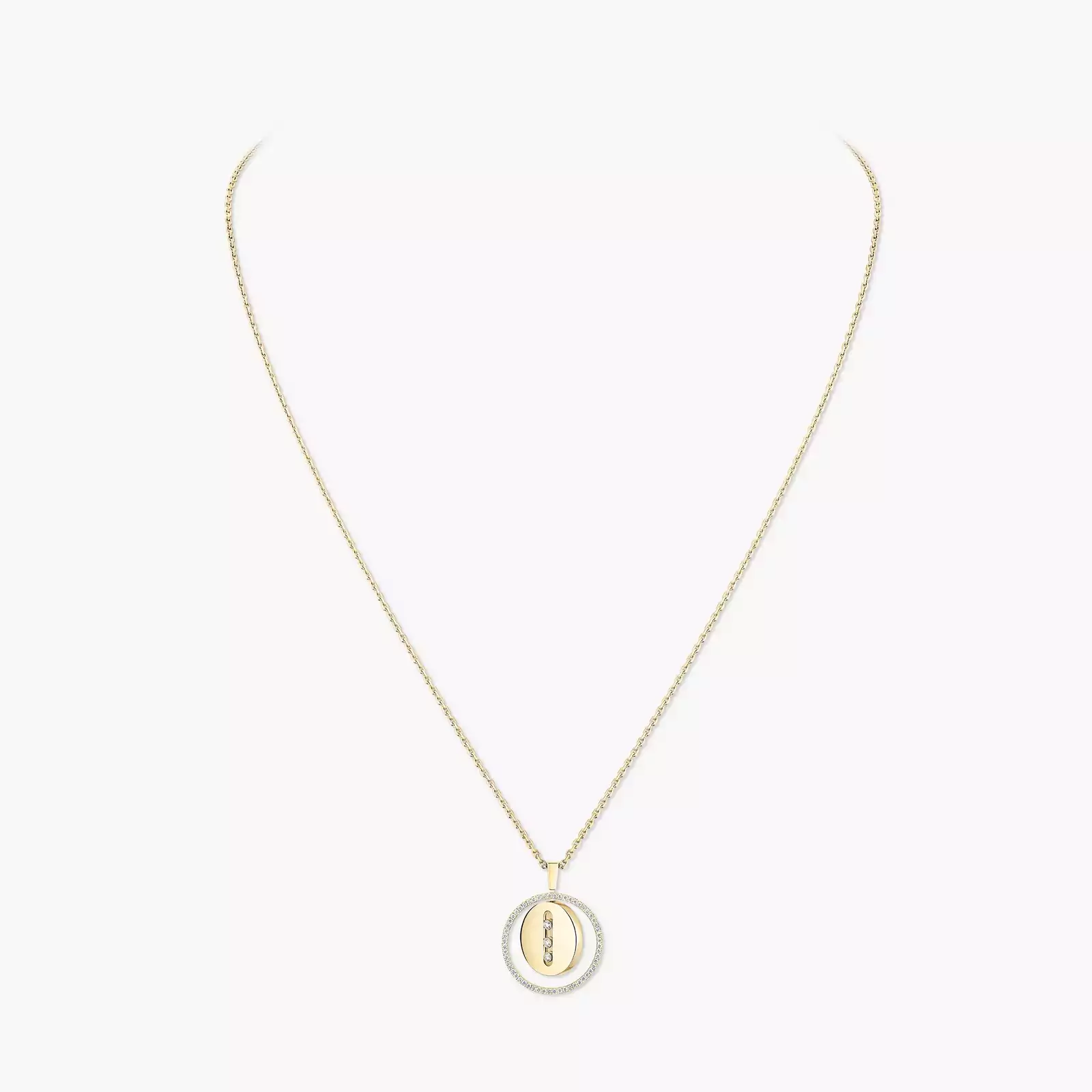 Collier Femme Or Jaune Diamant Lucky Move MM 07394-YG