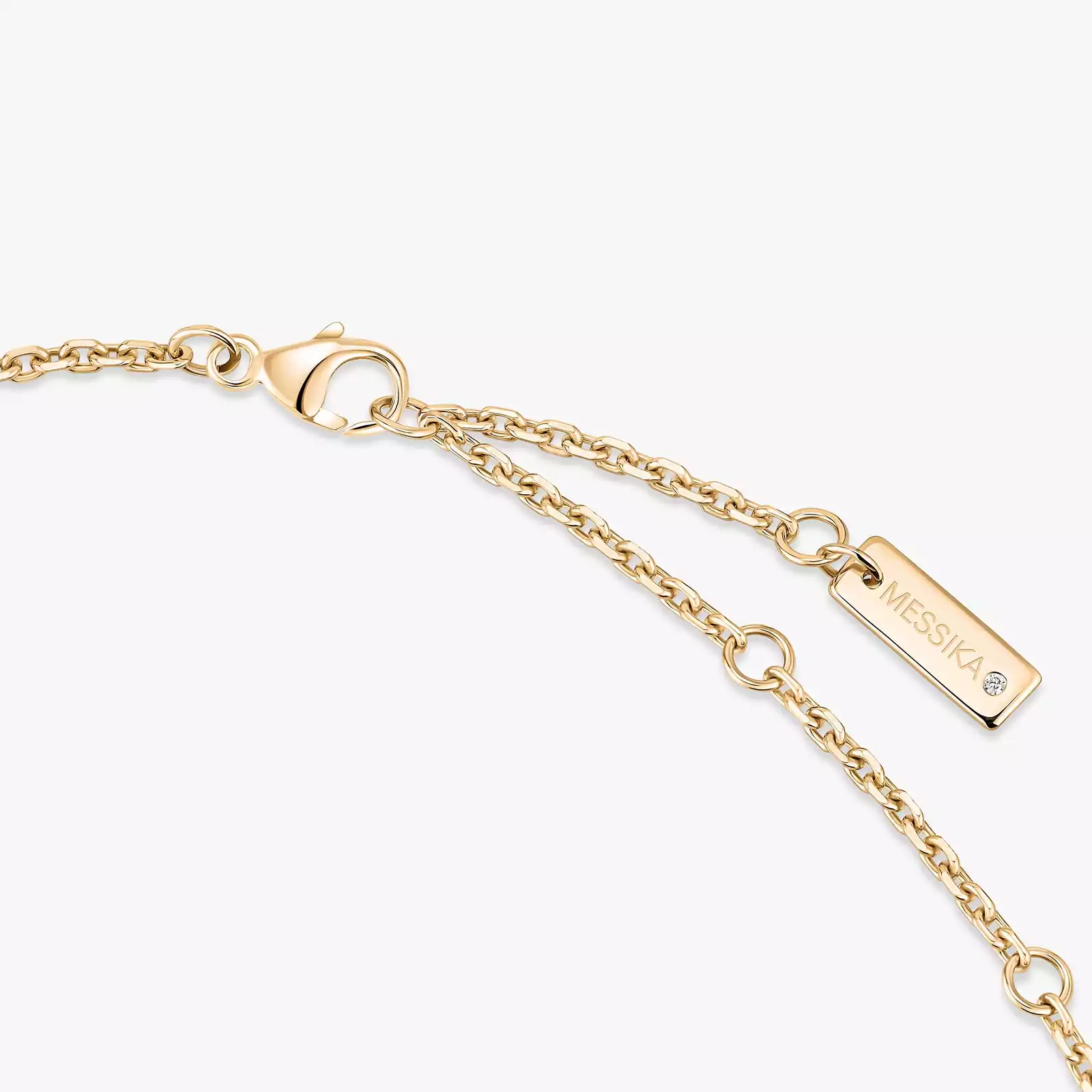 Collier Femme Or Jaune Diamant Move Classique Ciselé 14667-YG