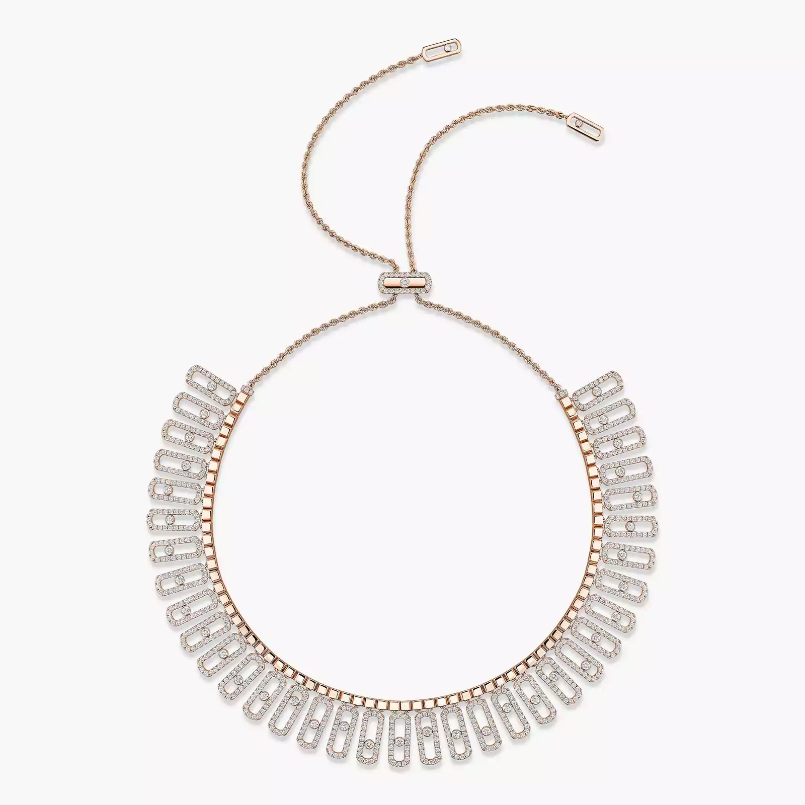 Move Iconica Pavé Pink Gold For Her Diamond Necklace 12699-PG