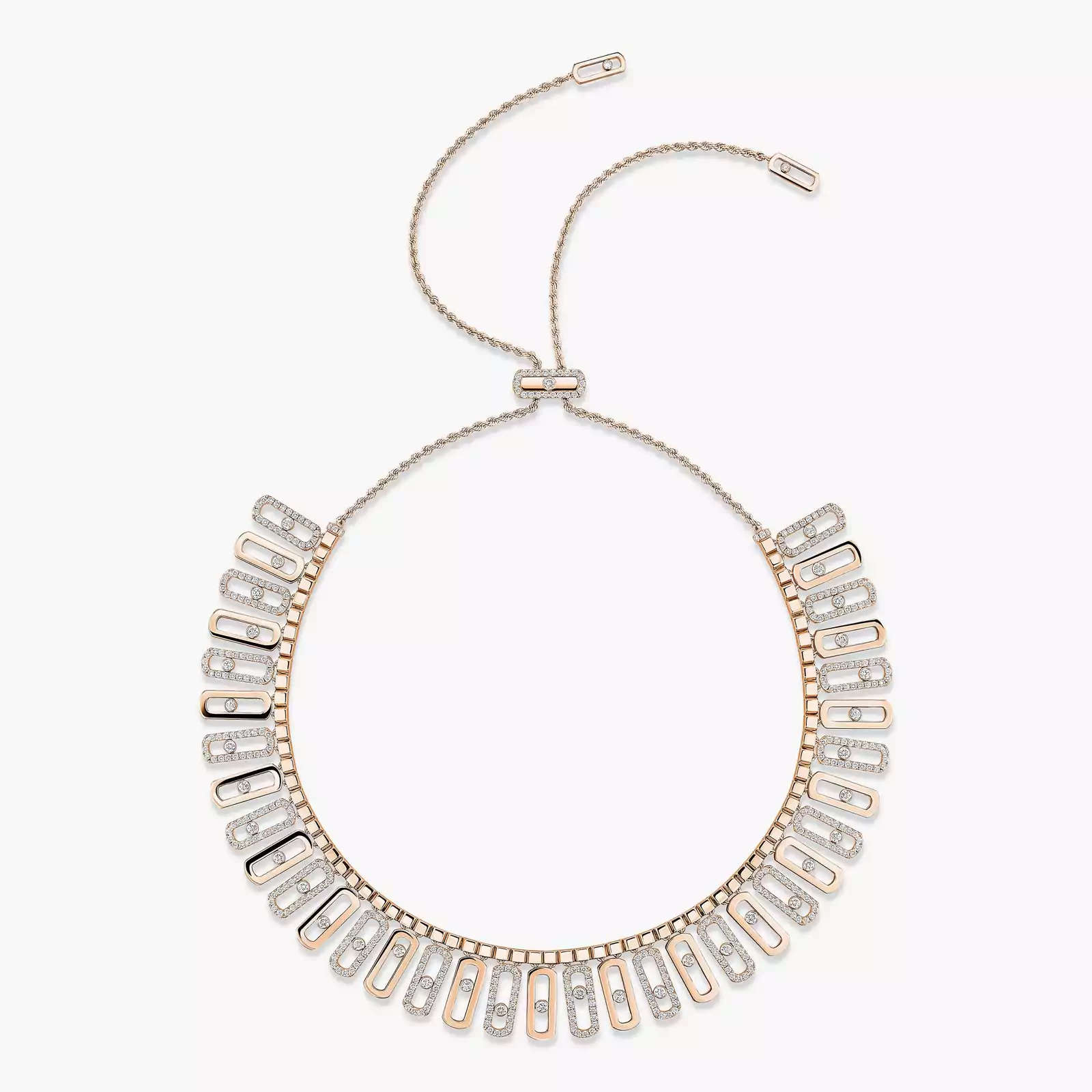 Collier Femme Or Rose Diamant Move Iconica 12558-PG